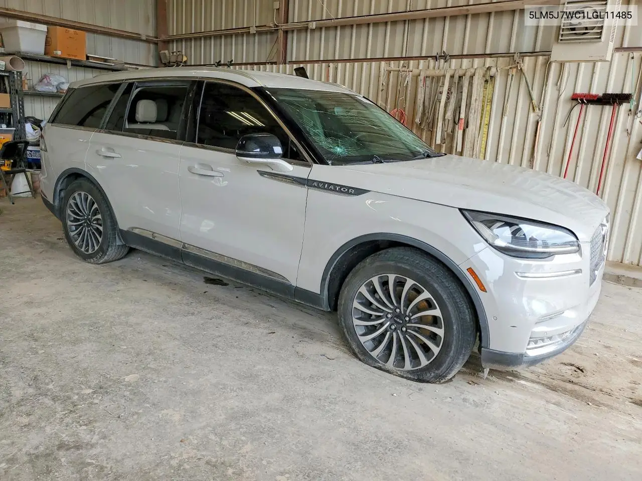 2020 Lincoln Aviator Reserve VIN: 5LM5J7WC1LGL11485 Lot: 58141886