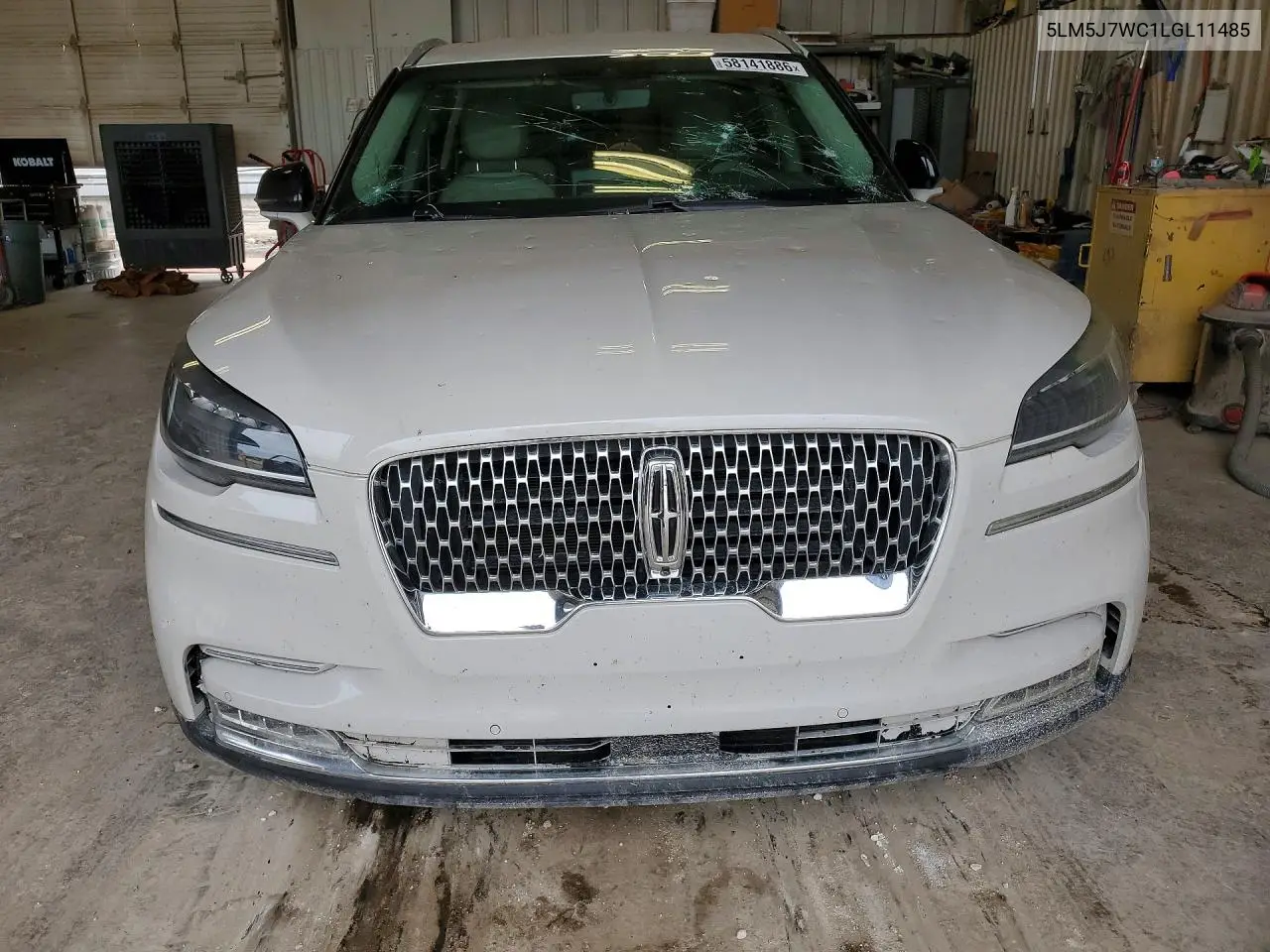 2020 Lincoln Aviator Reserve VIN: 5LM5J7WC1LGL11485 Lot: 58141886