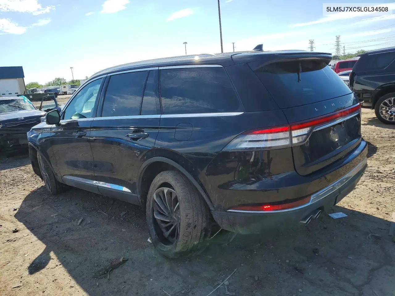 2020 Lincoln Aviator Reserve VIN: 5LM5J7XC5LGL34508 Lot: 58183006