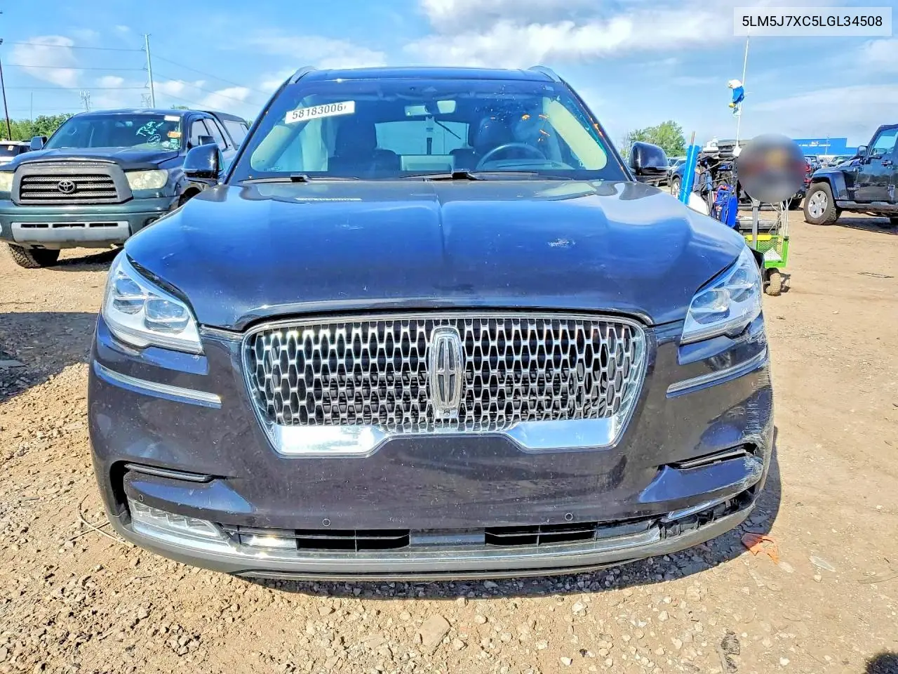2020 Lincoln Aviator Reserve VIN: 5LM5J7XC5LGL34508 Lot: 58183006