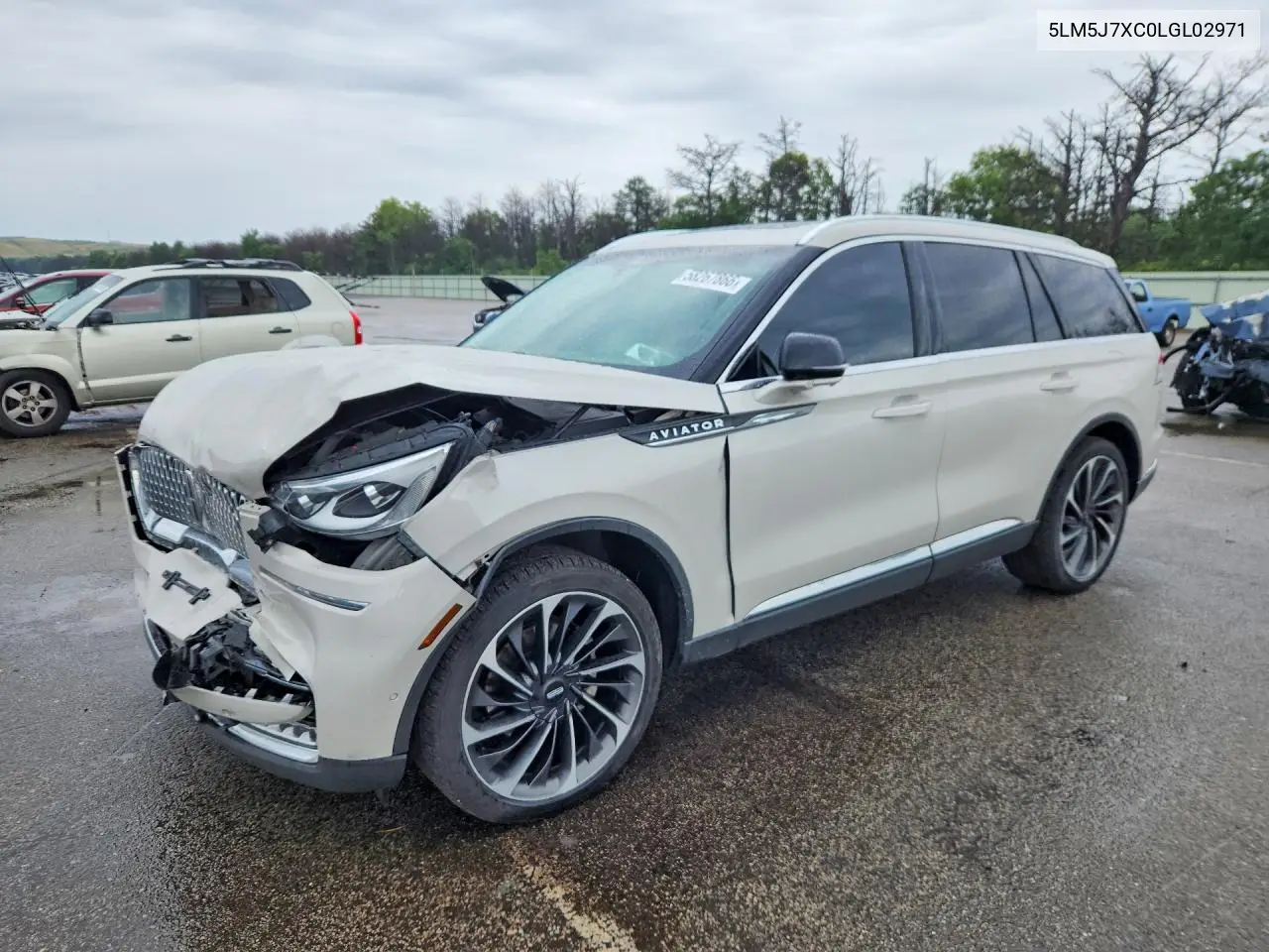 2020 Lincoln Aviator Reserve VIN: 5LM5J7XC0LGL02971 Lot: 58267866