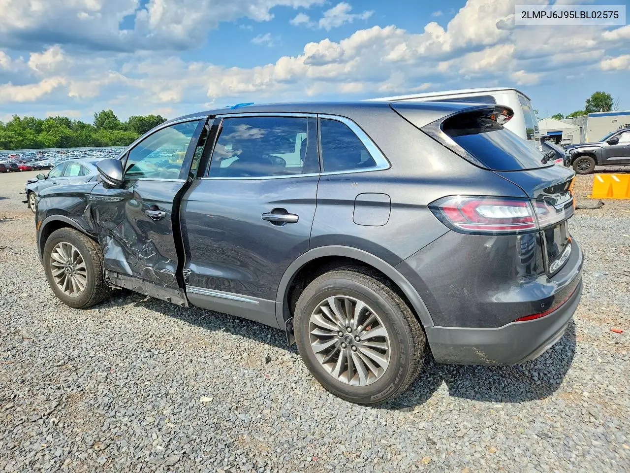 2020 Lincoln Nautilus VIN: 2LMPJ6J95LBL02575 Lot: 58330146