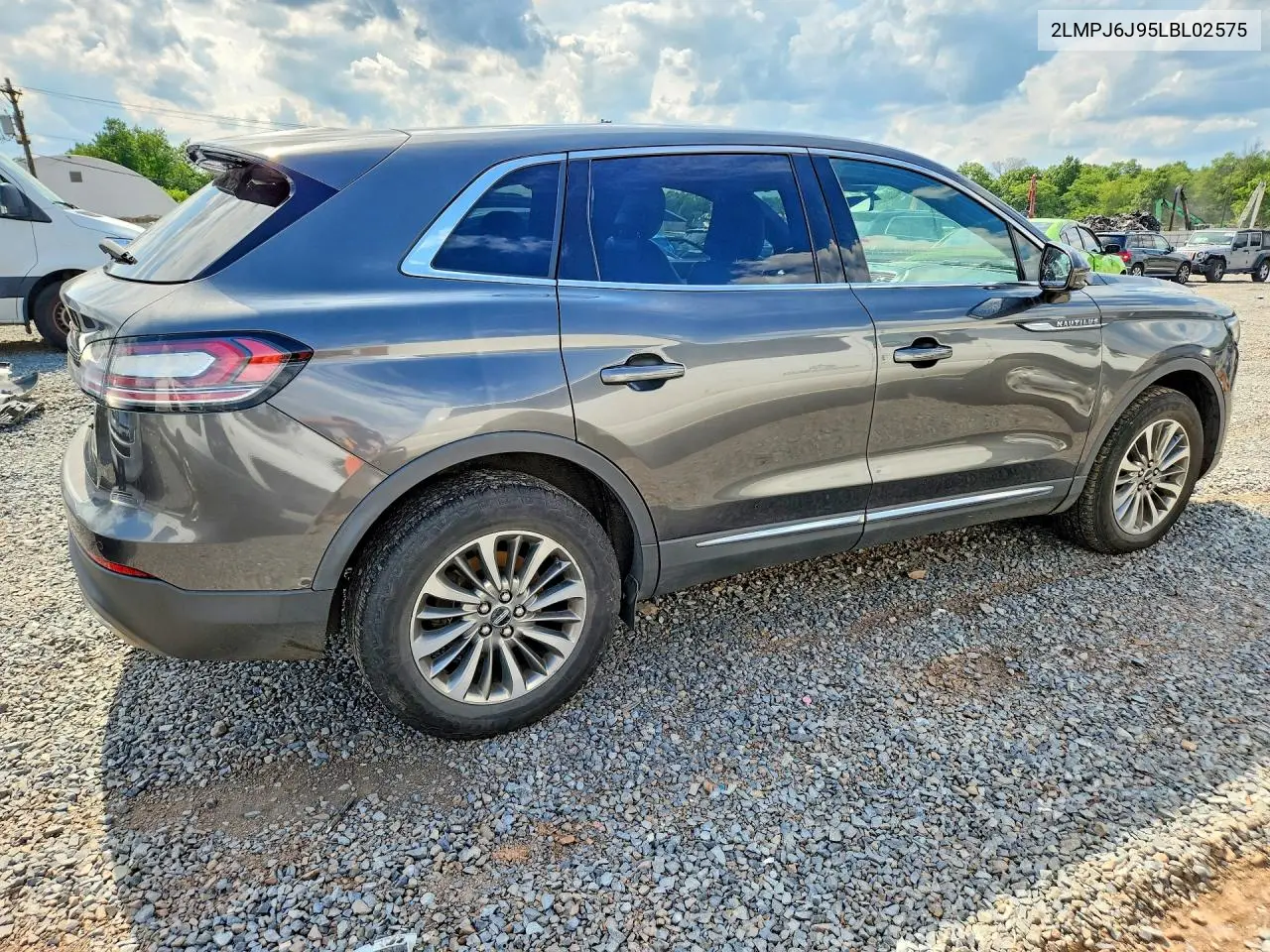 2020 Lincoln Nautilus VIN: 2LMPJ6J95LBL02575 Lot: 58330146