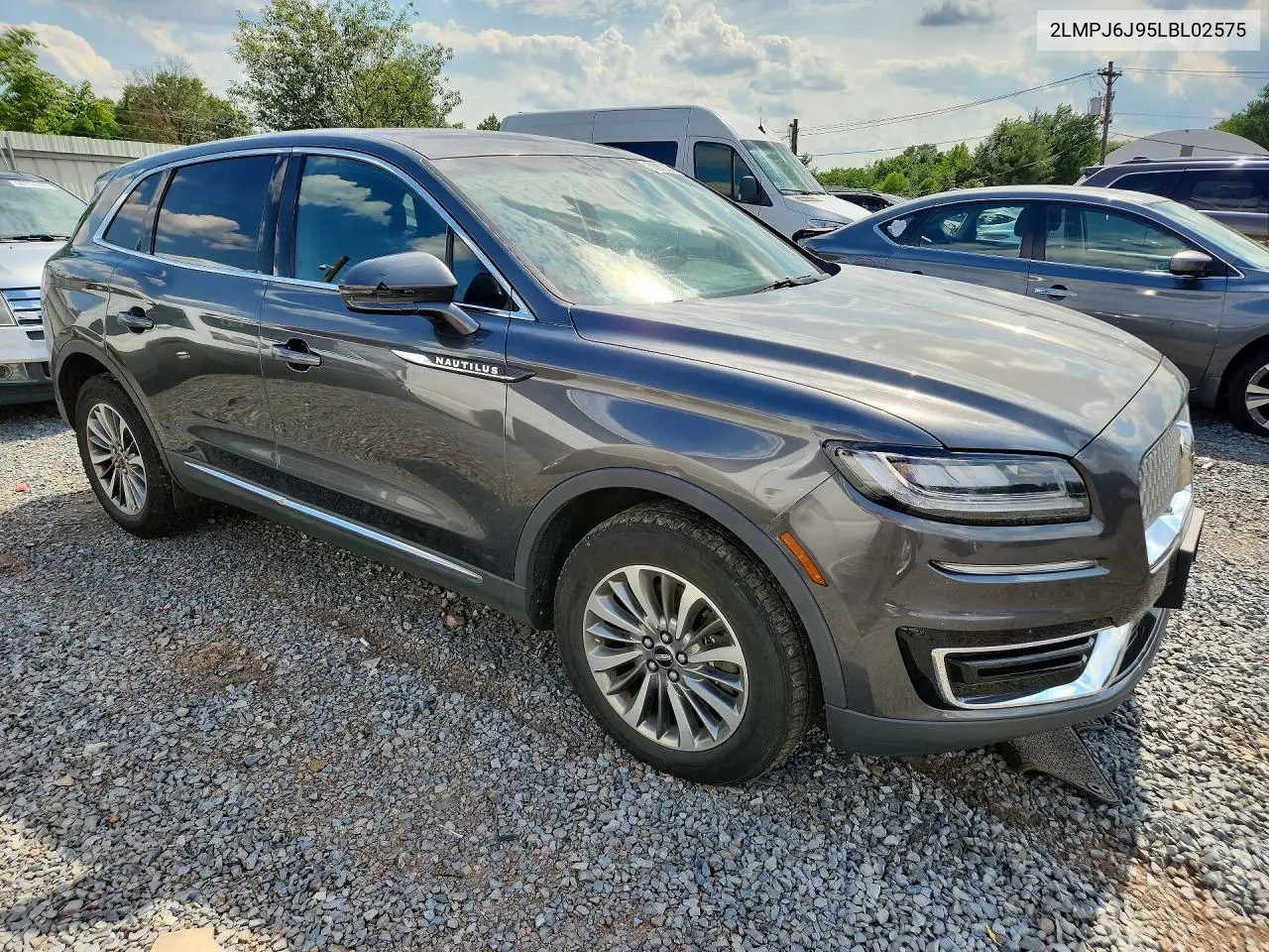 2020 Lincoln Nautilus VIN: 2LMPJ6J95LBL02575 Lot: 58330146