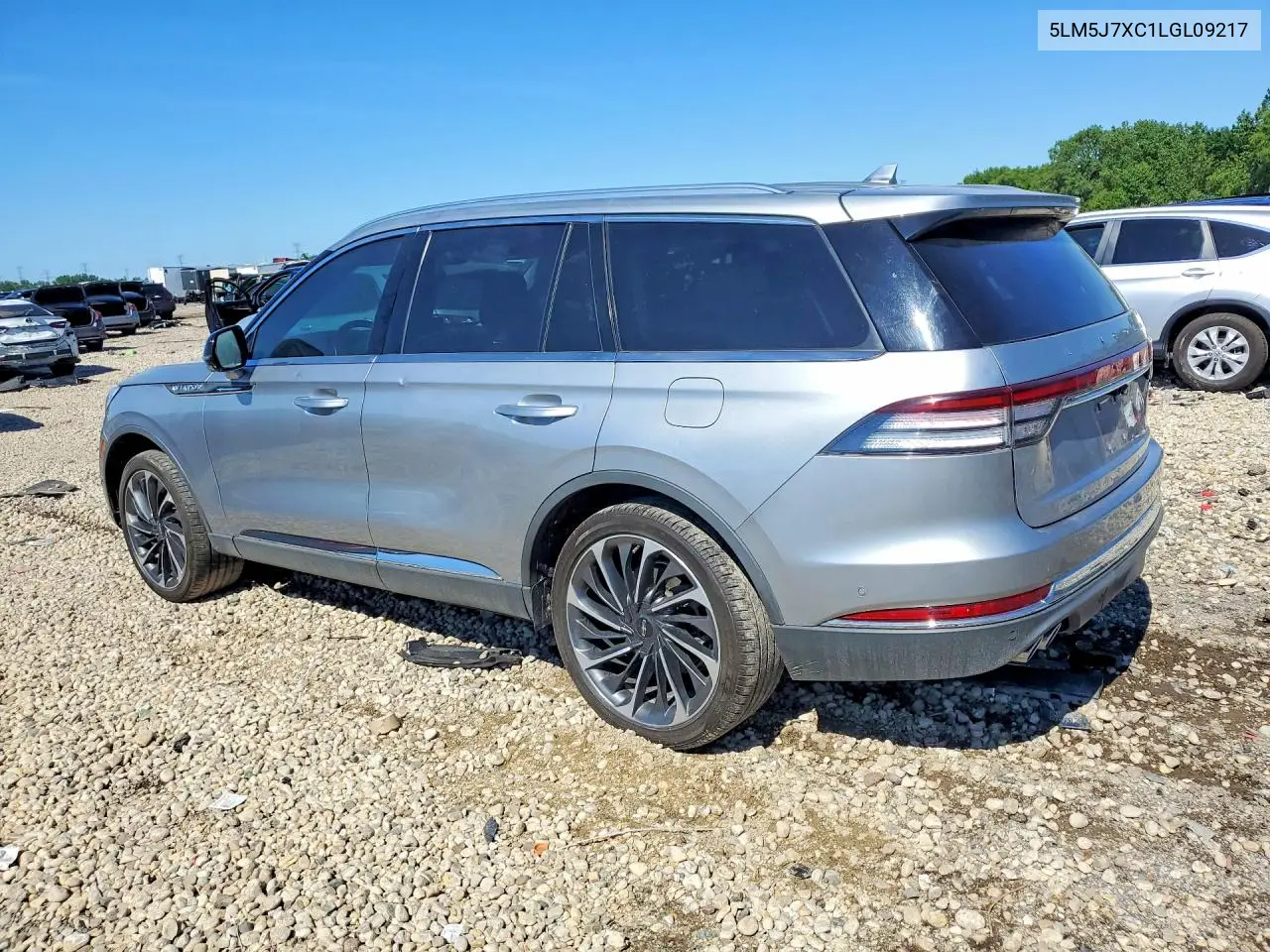 2020 Lincoln Aviator Reserve VIN: 5LM5J7XC1LGL09217 Lot: 58543466