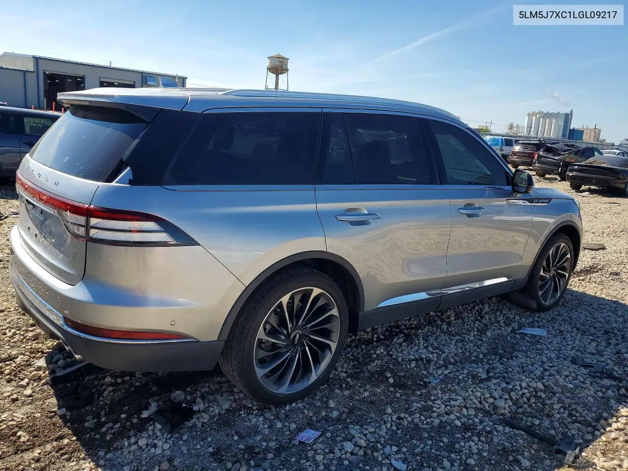 2020 Lincoln Aviator Reserve VIN: 5LM5J7XC1LGL09217 Lot: 58543466