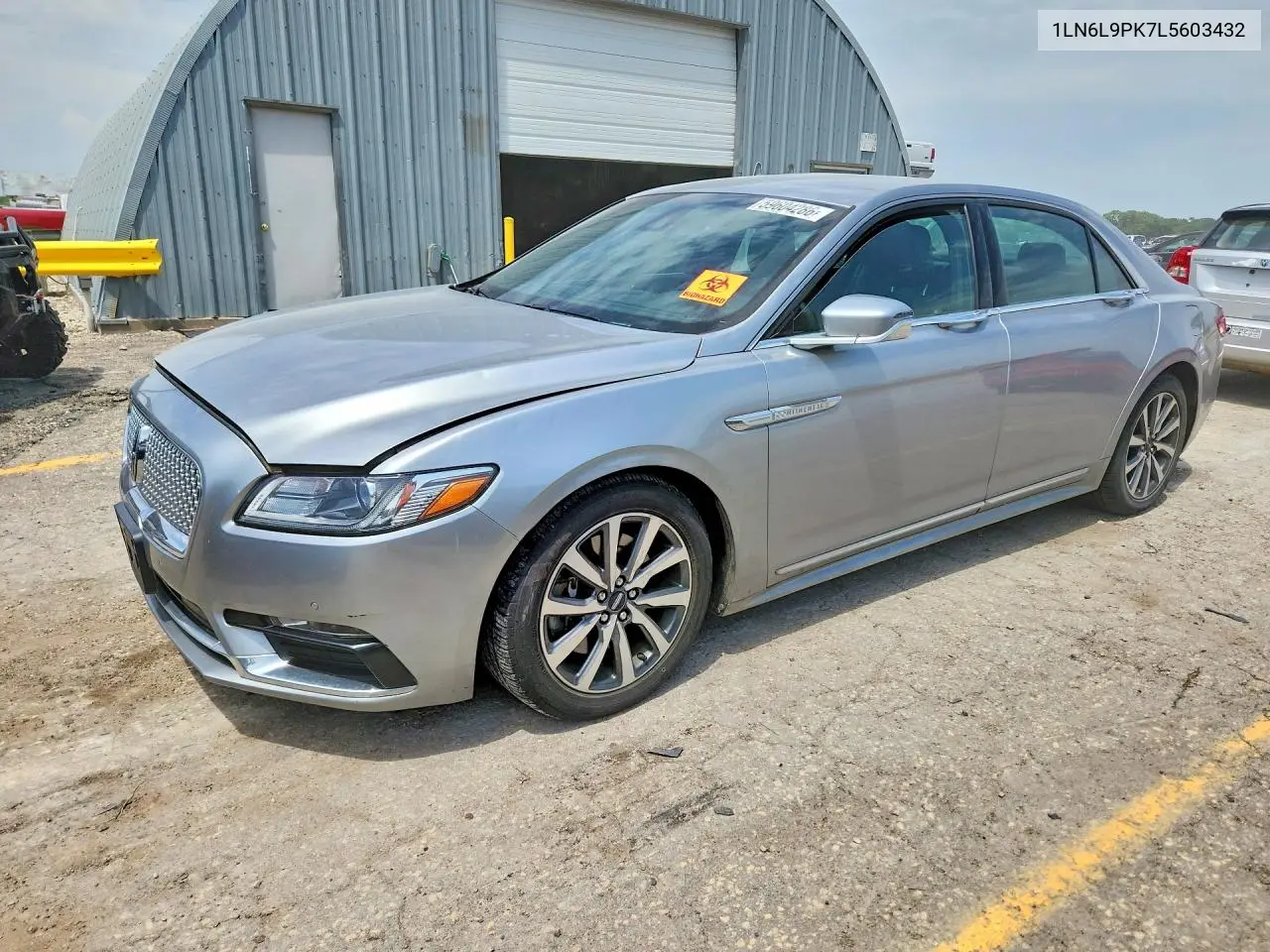 2020 Lincoln Continental VIN: 1LN6L9PK7L5603432 Lot: 59604286