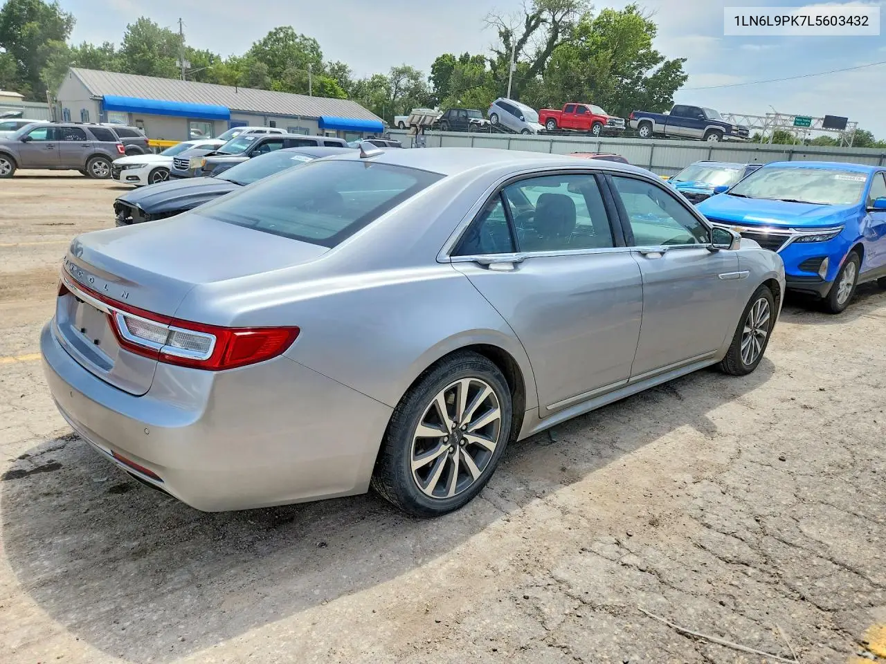 2020 Lincoln Continental VIN: 1LN6L9PK7L5603432 Lot: 59604286
