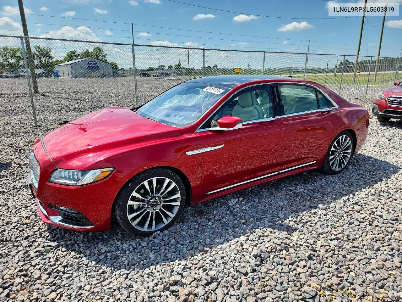 2020 Lincoln Continental Reserve VIN: 1LN6L9RPXL5603319 Lot: 60157436