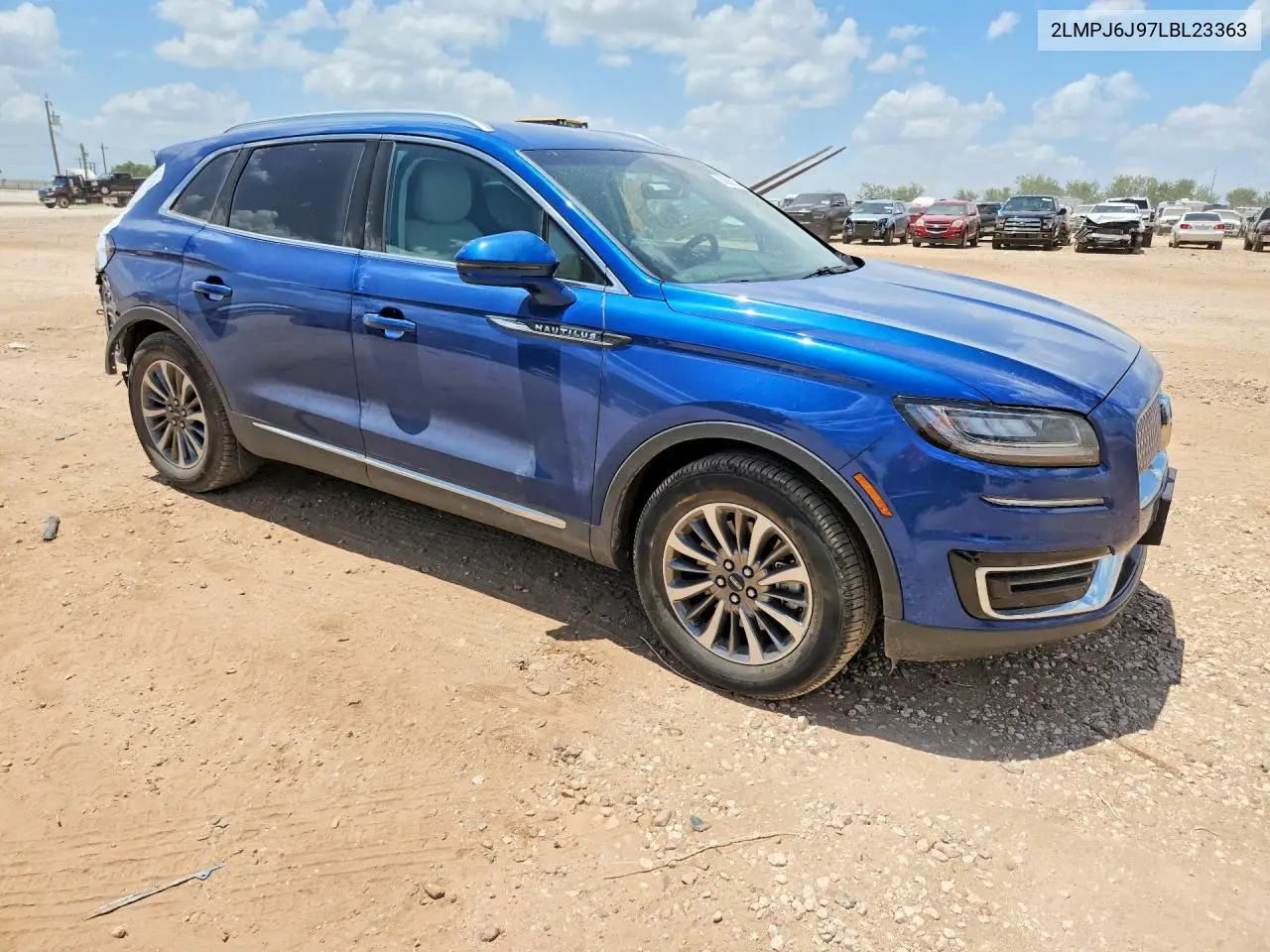 2020 Lincoln Nautilus VIN: 2LMPJ6J97LBL23363 Lot: 85965815