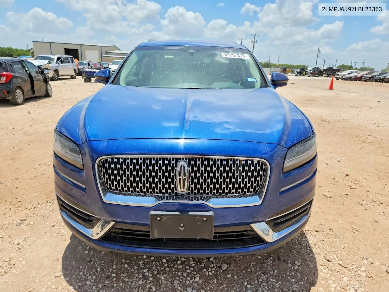 2020 Lincoln Nautilus VIN: 2LMPJ6J97LBL23363 Lot: 85965815