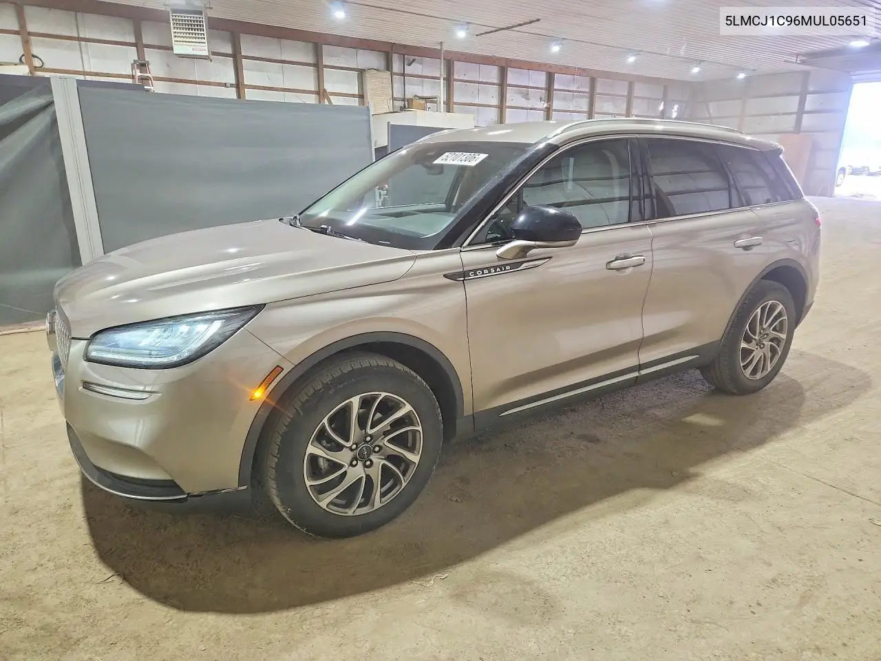 2021 Lincoln Corsair VIN: 5LMCJ1C96MUL05651 Lot: 52101306