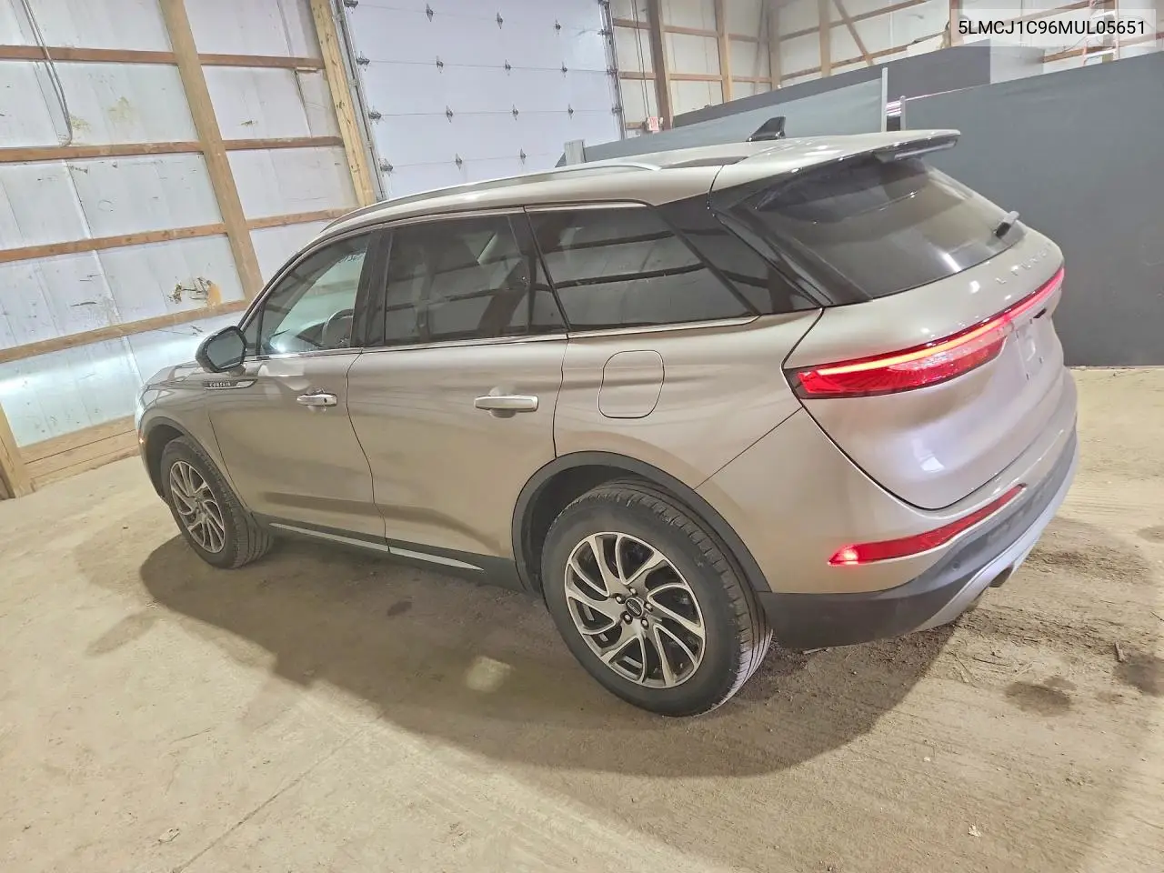 2021 Lincoln Corsair VIN: 5LMCJ1C96MUL05651 Lot: 52101306