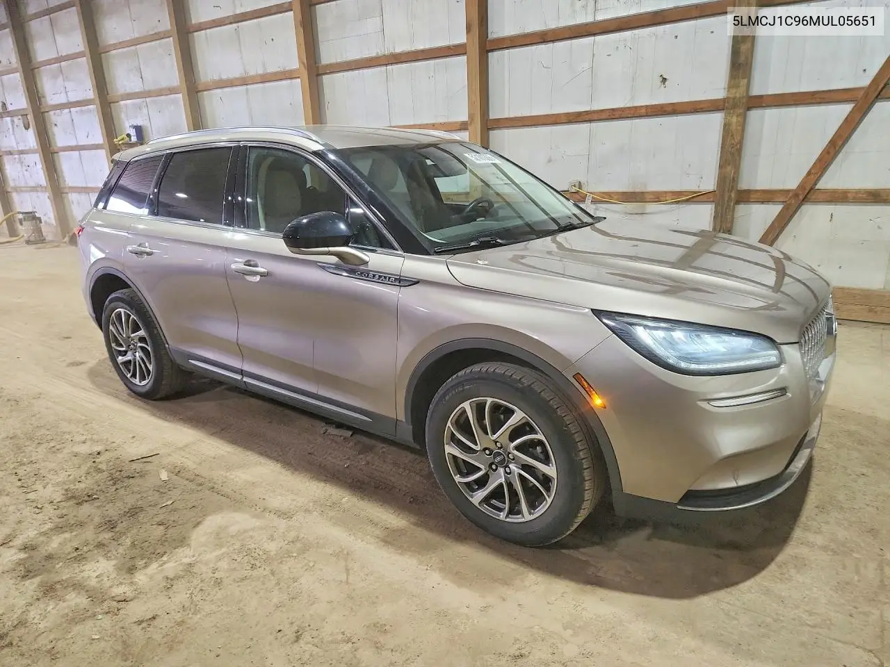2021 Lincoln Corsair VIN: 5LMCJ1C96MUL05651 Lot: 52101306