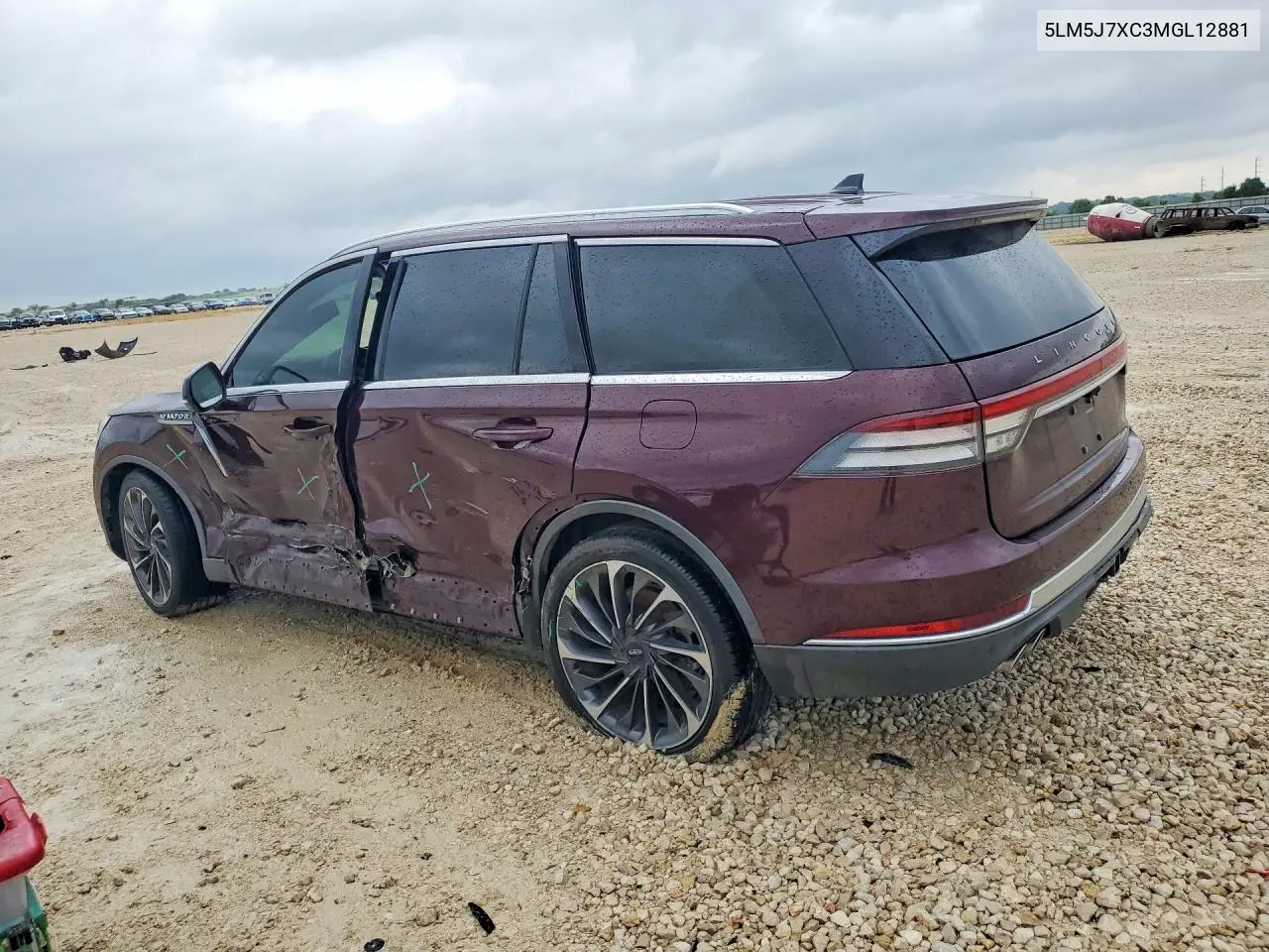 2021 Lincoln Aviator VIN: 5LM5J7XC3MGL12881 Lot: 53459216