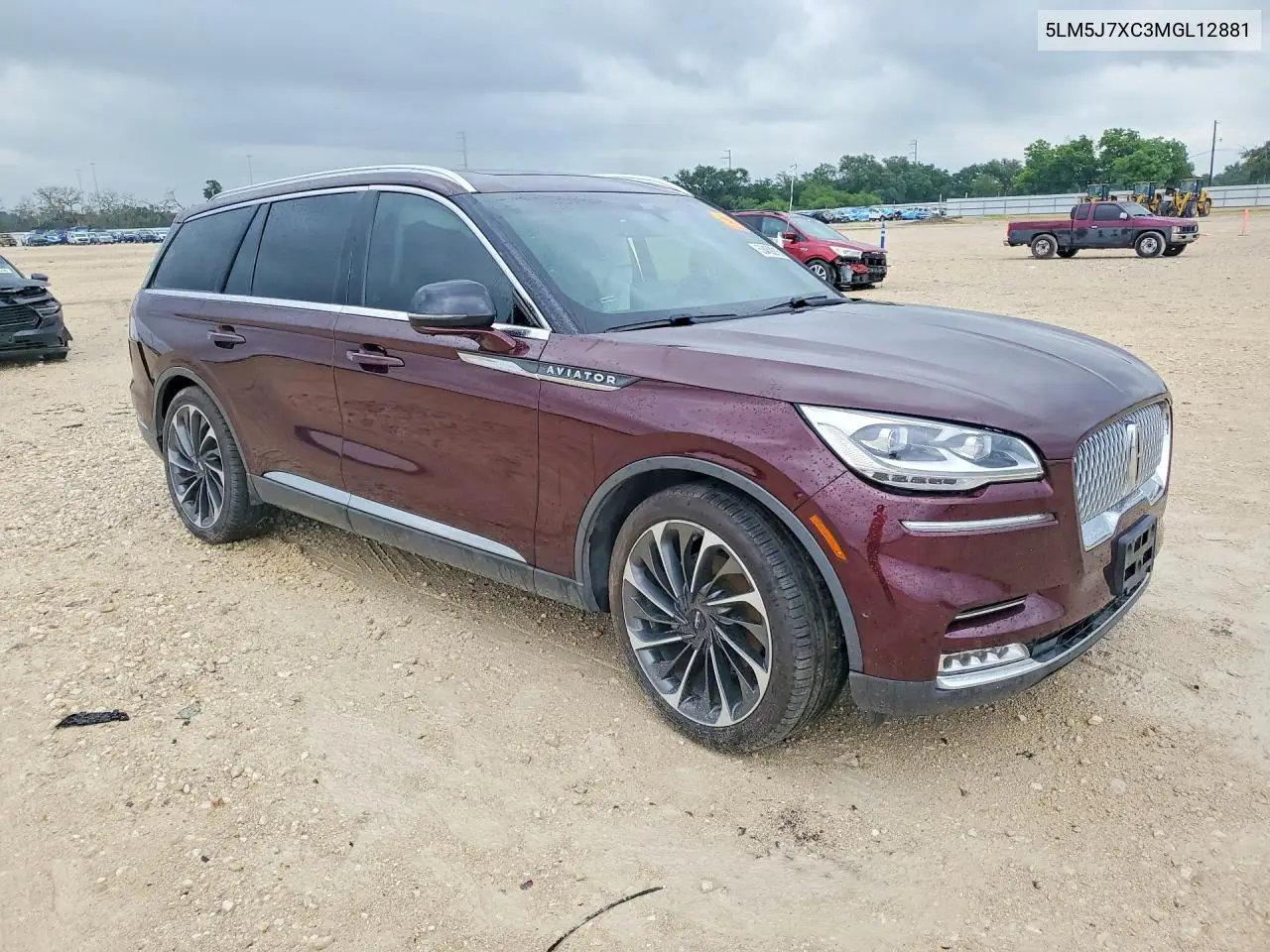 2021 Lincoln Aviator VIN: 5LM5J7XC3MGL12881 Lot: 53459216