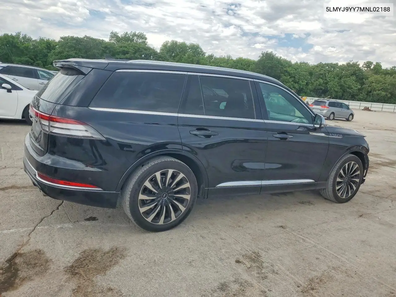 2021 Lincoln Aviator Black Label Grand Touring VIN: 5LMYJ9YY7MNL02188 Lot: 53835376