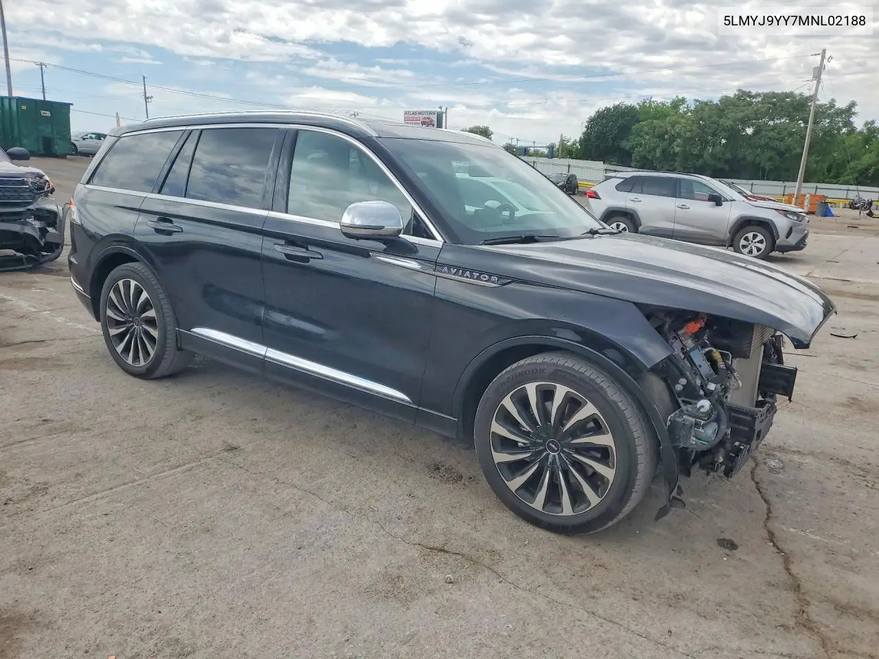 2021 Lincoln Aviator Black Label Grand Touring VIN: 5LMYJ9YY7MNL02188 Lot: 53835376