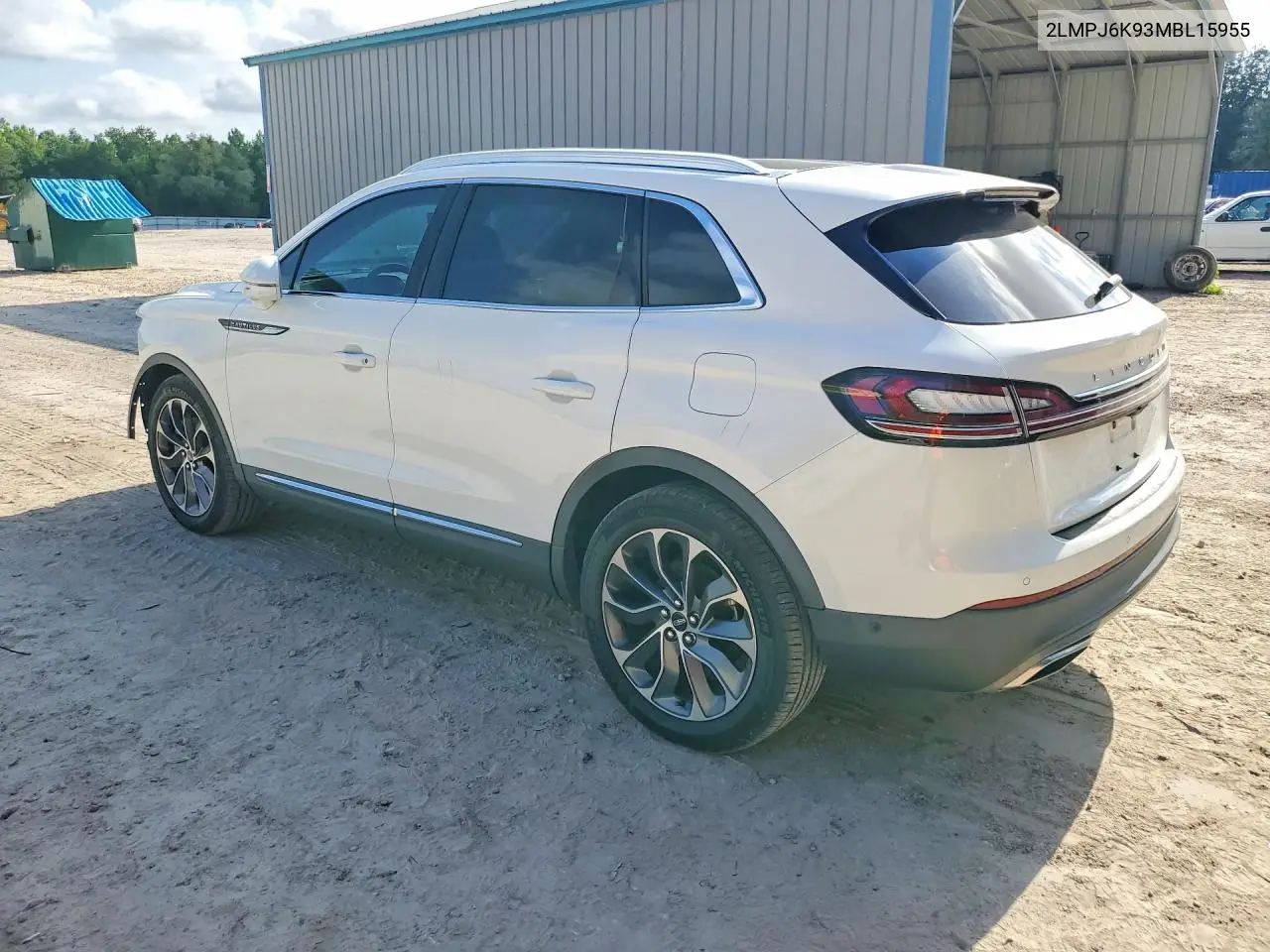 2021 Lincoln Nautilus Reserve VIN: 2LMPJ6K93MBL15955 Lot: 53887816