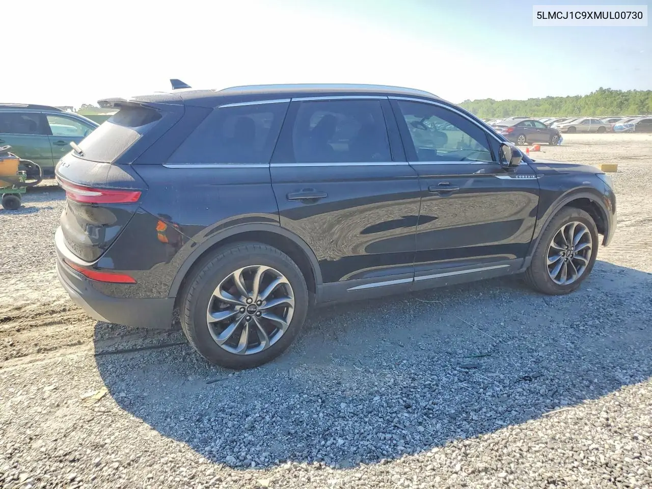 2021 Lincoln Corsair VIN: 5LMCJ1C9XMUL00730 Lot: 53901896