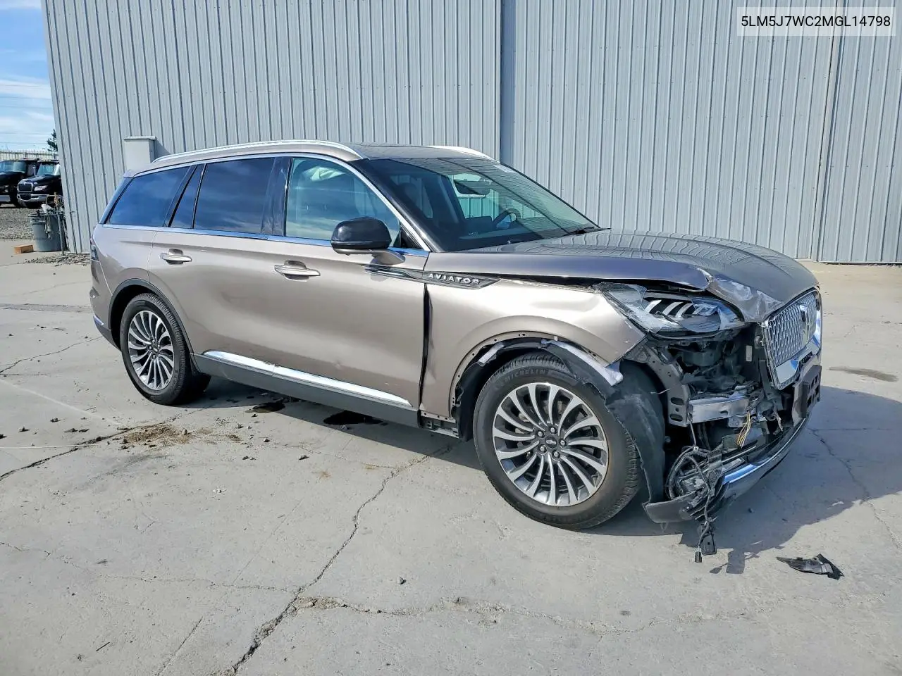 2021 Lincoln Aviator Reserve VIN: 5LM5J7WC2MGL14798 Lot: 54118326
