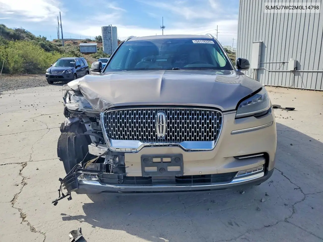 2021 Lincoln Aviator Reserve VIN: 5LM5J7WC2MGL14798 Lot: 54118326