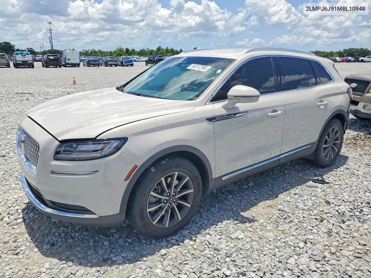 2021 Lincoln Nautilus VIN: 2LMPJ6J91MBL10948 Lot: 54317296
