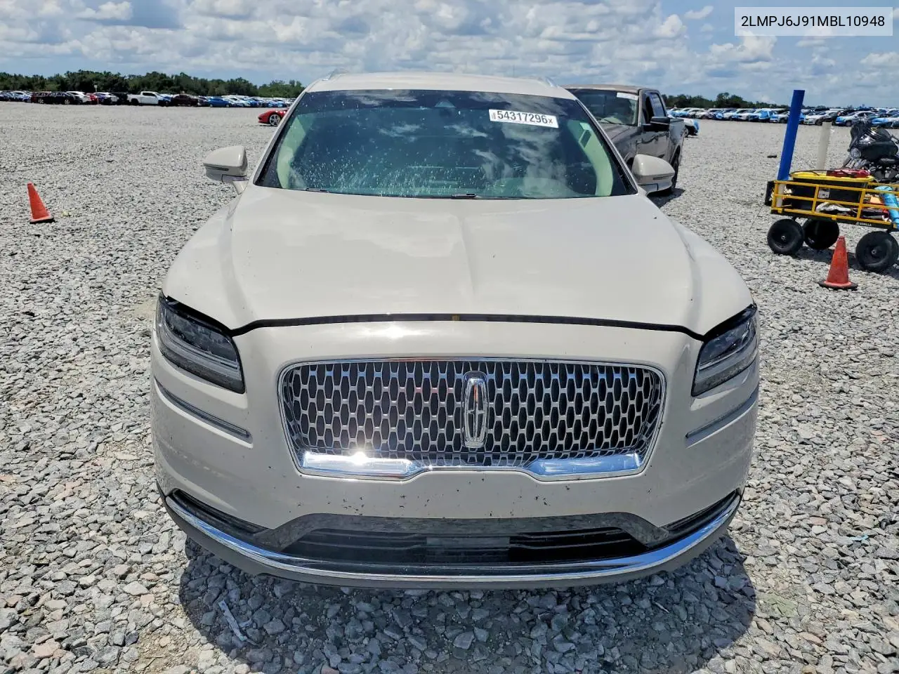 2021 Lincoln Nautilus VIN: 2LMPJ6J91MBL10948 Lot: 54317296