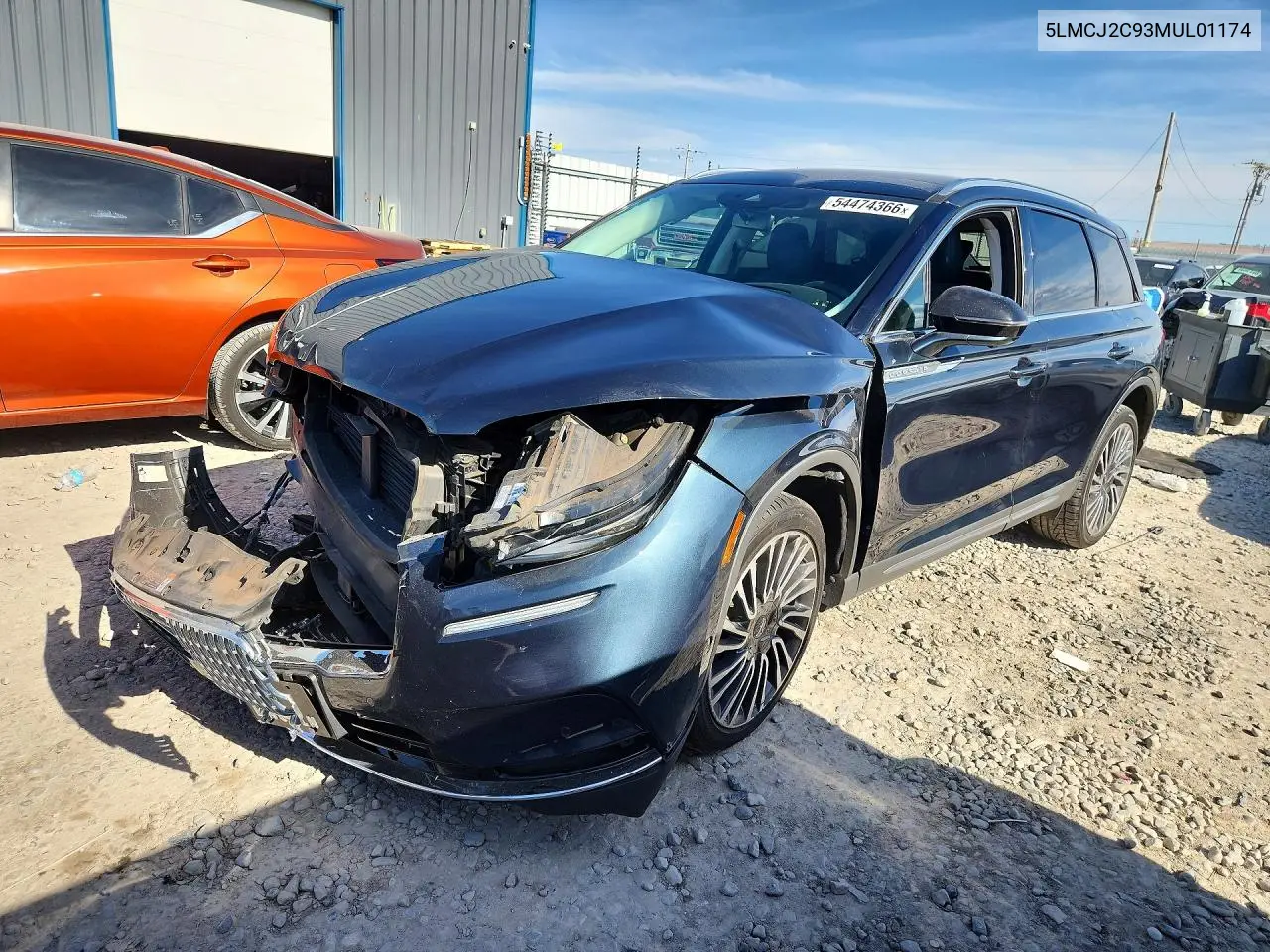 2021 Lincoln Corsair Reserve VIN: 5LMCJ2C93MUL01174 Lot: 54474366