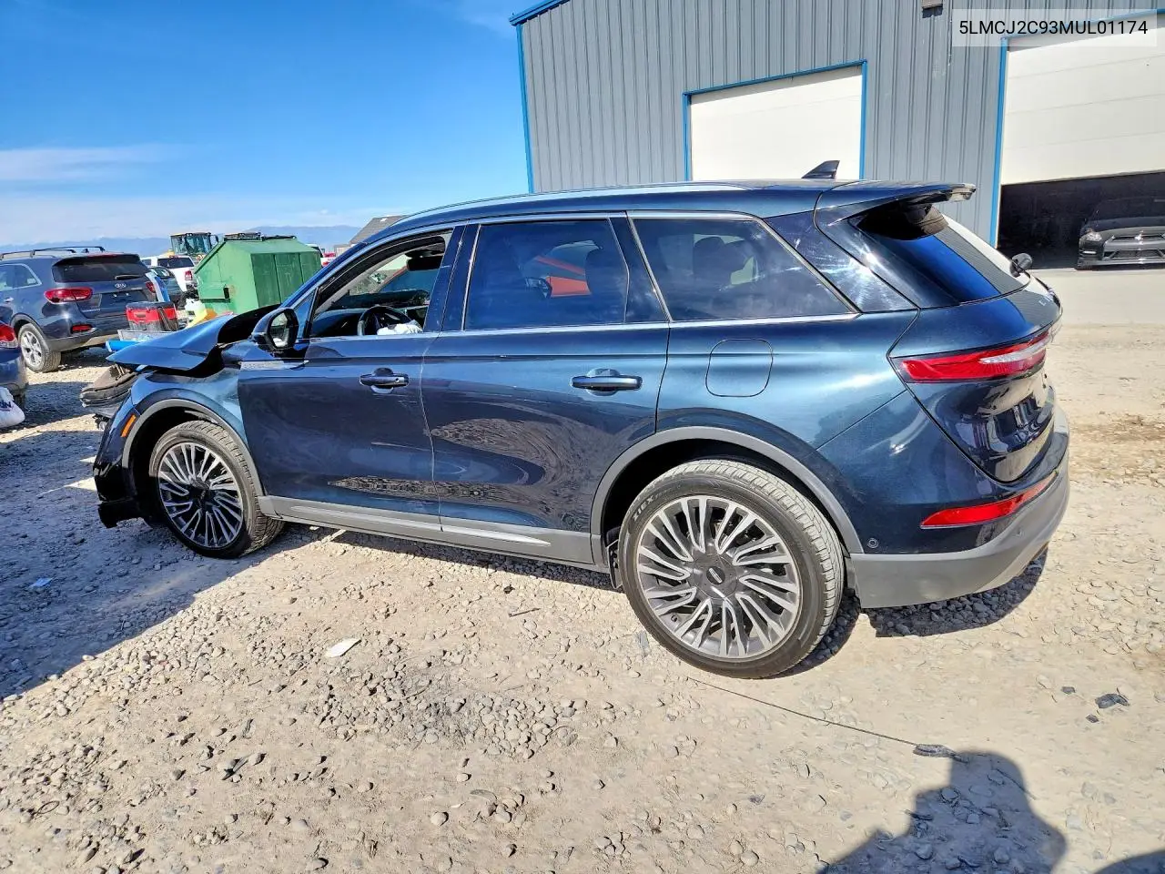2021 Lincoln Corsair Reserve VIN: 5LMCJ2C93MUL01174 Lot: 54474366