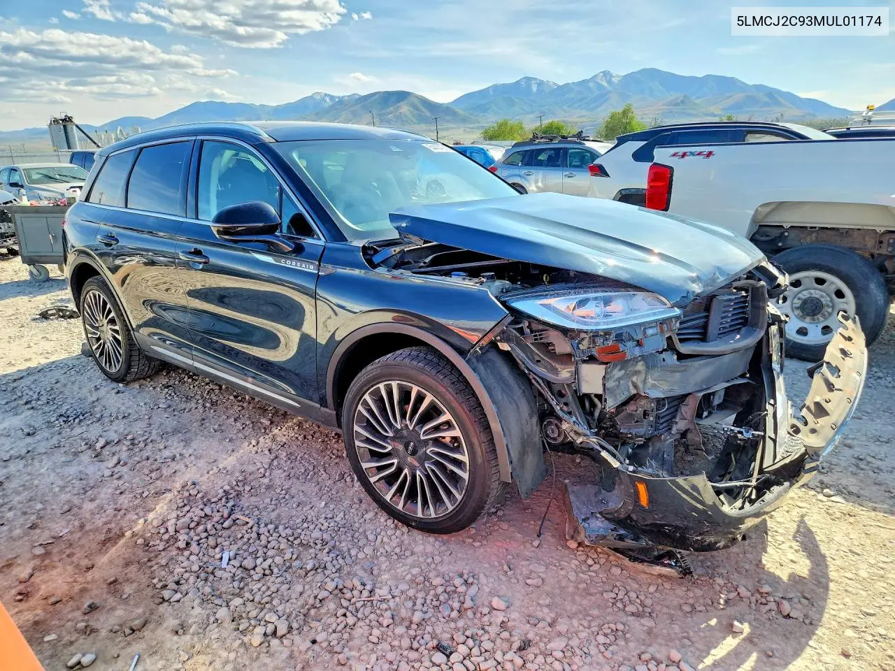 2021 Lincoln Corsair Reserve VIN: 5LMCJ2C93MUL01174 Lot: 54474366