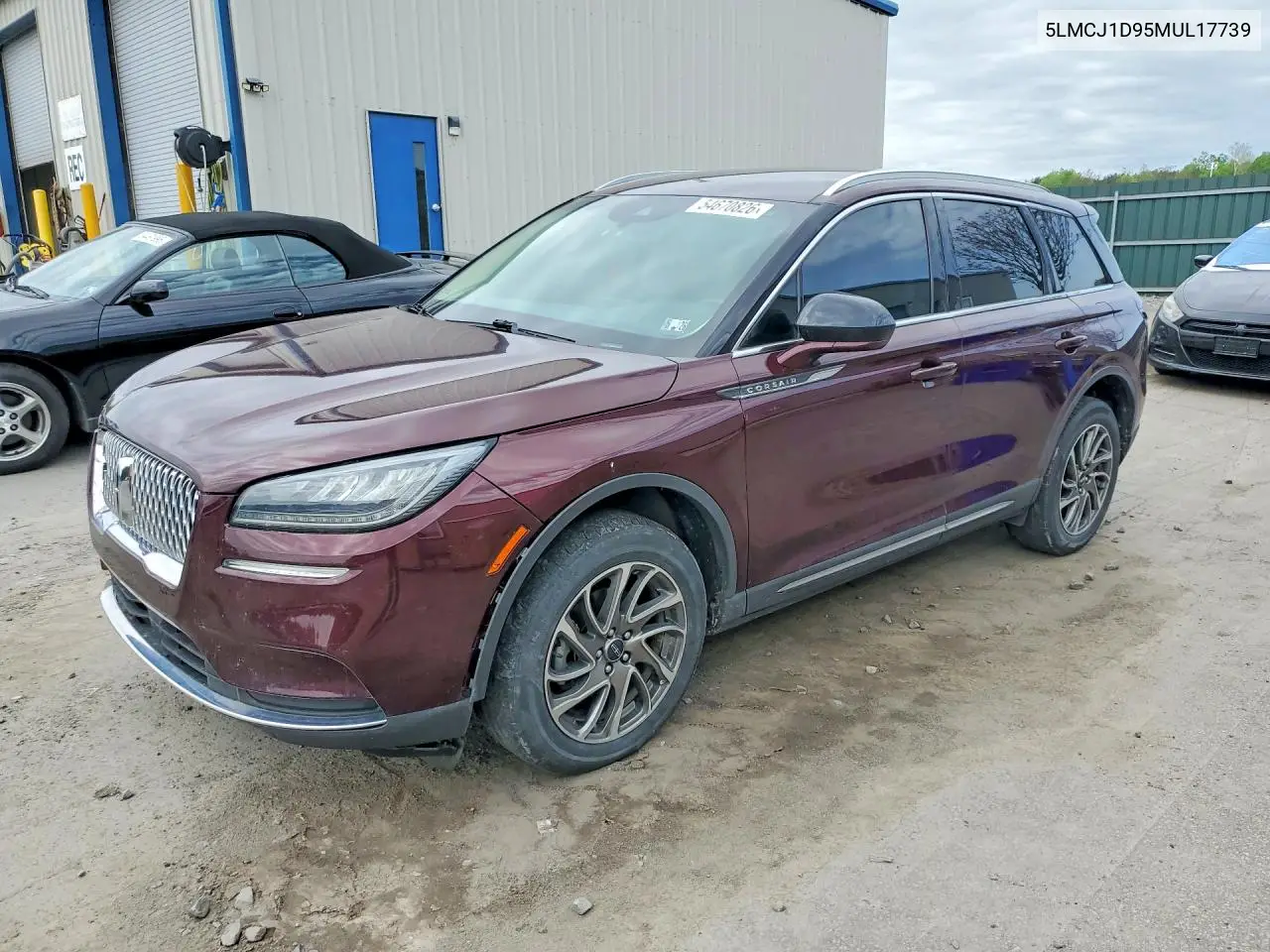 2021 Lincoln Corsair VIN: 5LMCJ1D95MUL17739 Lot: 54670826
