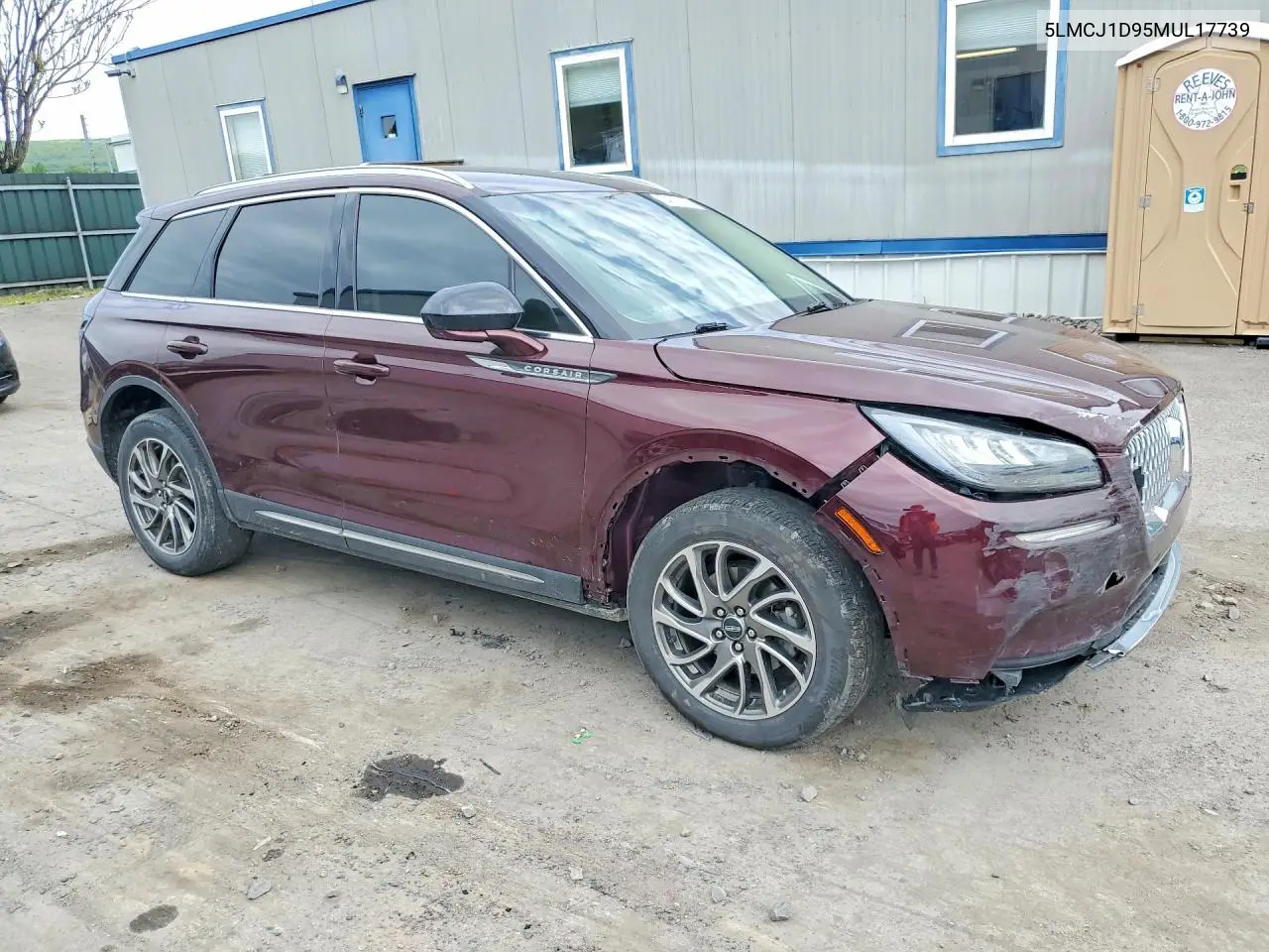 2021 Lincoln Corsair VIN: 5LMCJ1D95MUL17739 Lot: 54670826
