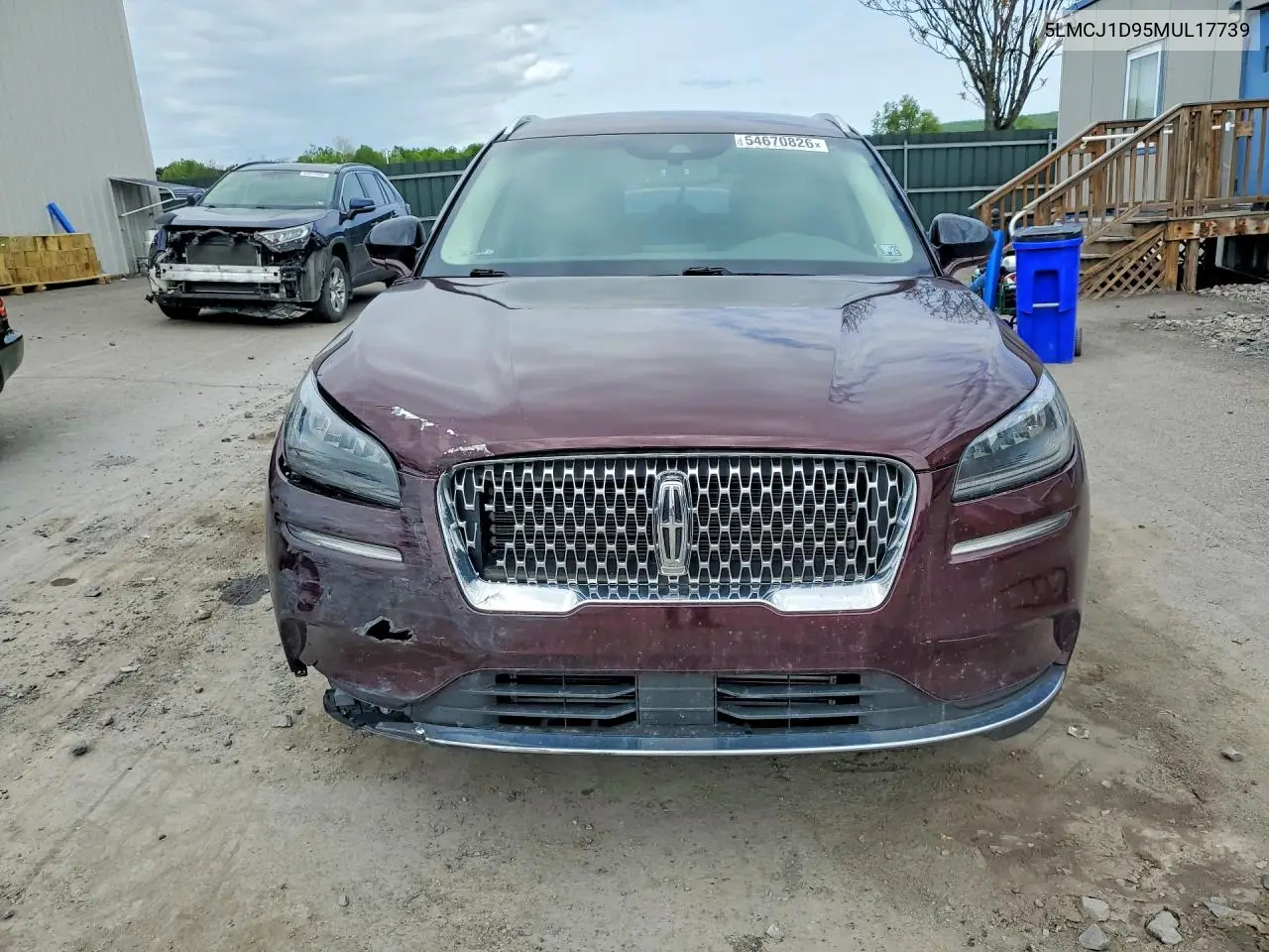 2021 Lincoln Corsair VIN: 5LMCJ1D95MUL17739 Lot: 54670826