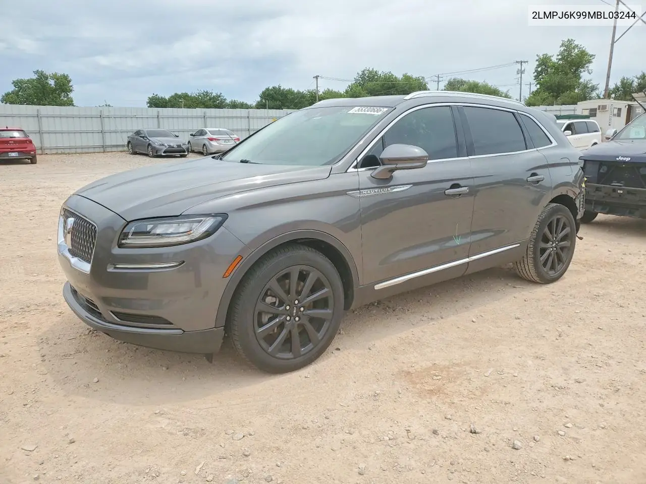 2021 Lincoln Nautilus Reserve VIN: 2LMPJ6K99MBL03244 Lot: 55330686
