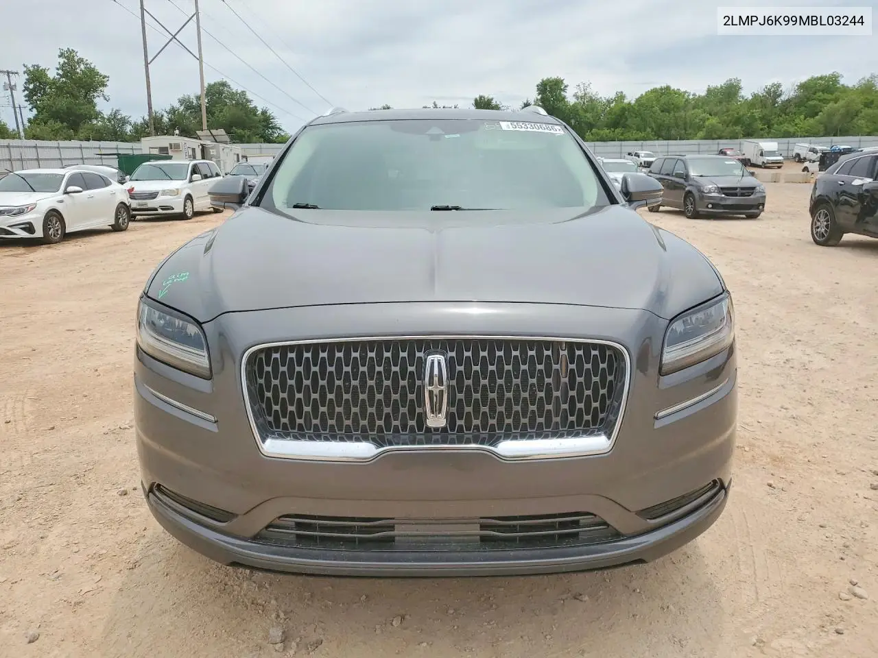 2021 Lincoln Nautilus Reserve VIN: 2LMPJ6K99MBL03244 Lot: 55330686