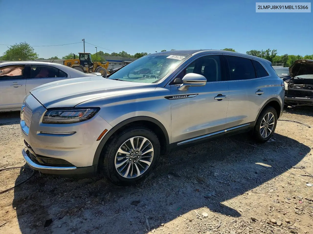 2021 Lincoln Nautilus Reserve VIN: 2LMPJ8K91MBL15366 Lot: 55769296
