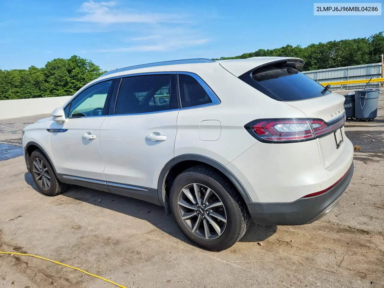 2021 Lincoln Nautilus VIN: 2LMPJ6J96MBL04286 Lot: 55840756