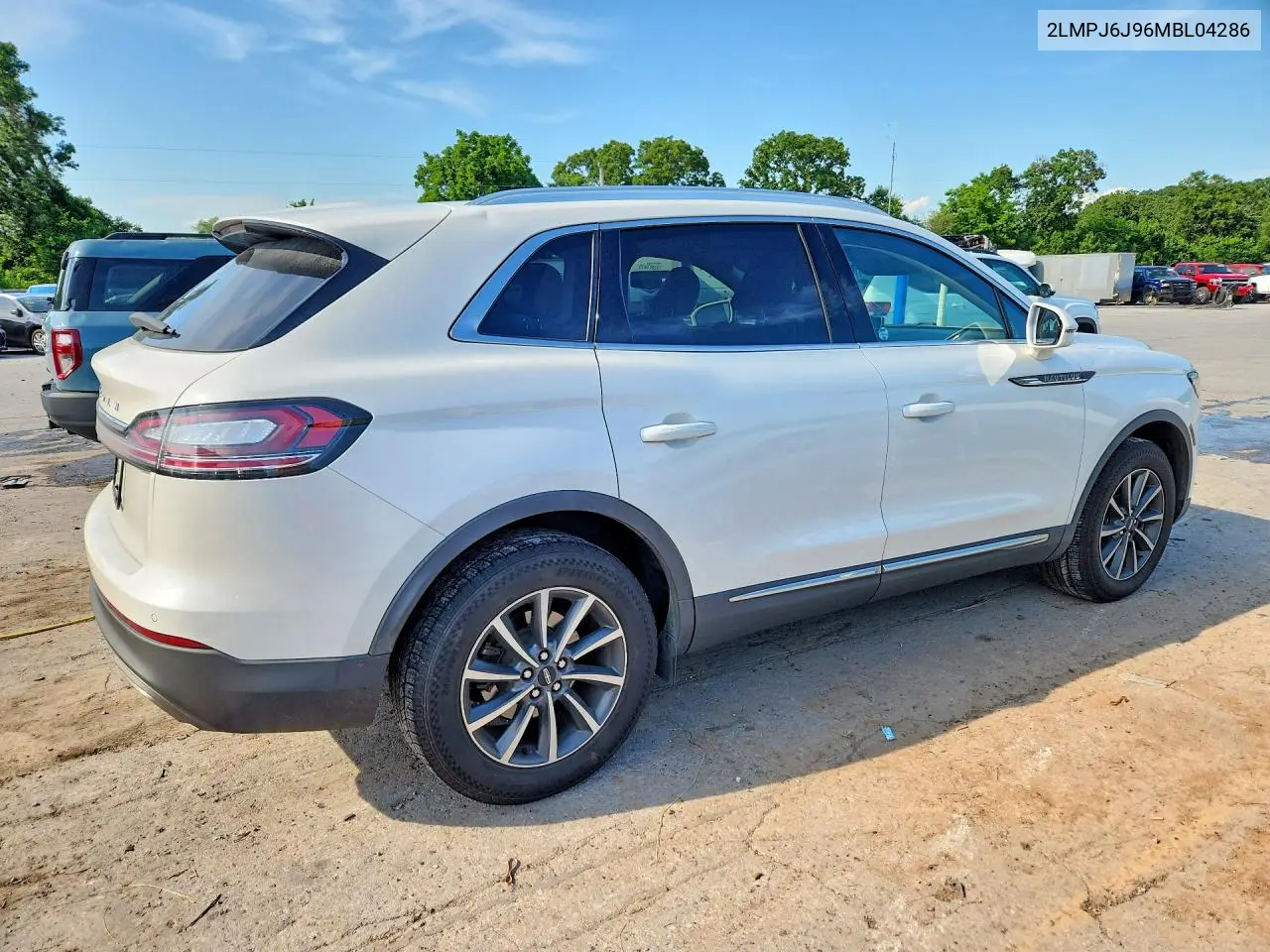 2021 Lincoln Nautilus VIN: 2LMPJ6J96MBL04286 Lot: 55840756