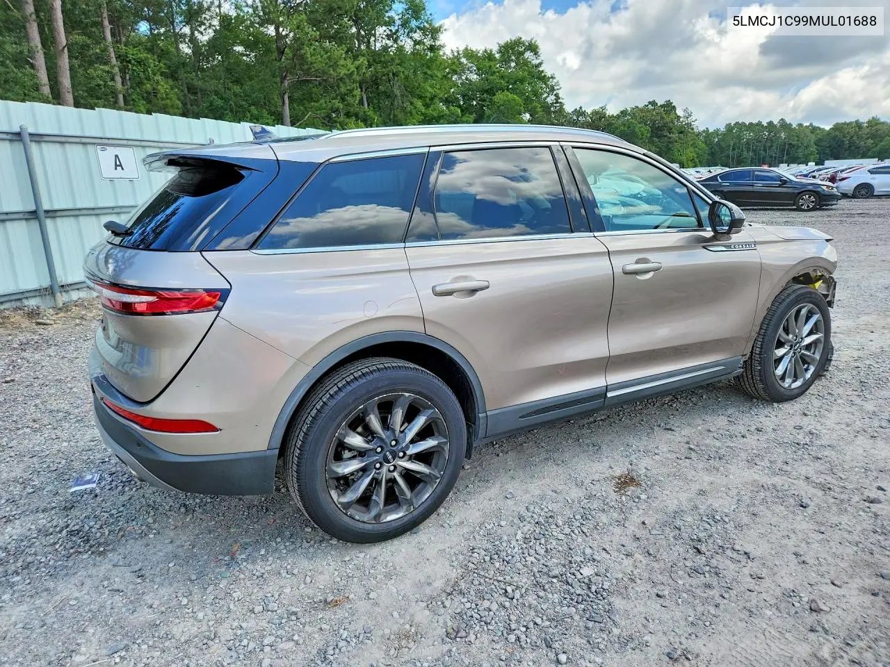 2021 Lincoln Corsair VIN: 5LMCJ1C99MUL01688 Lot: 58315746