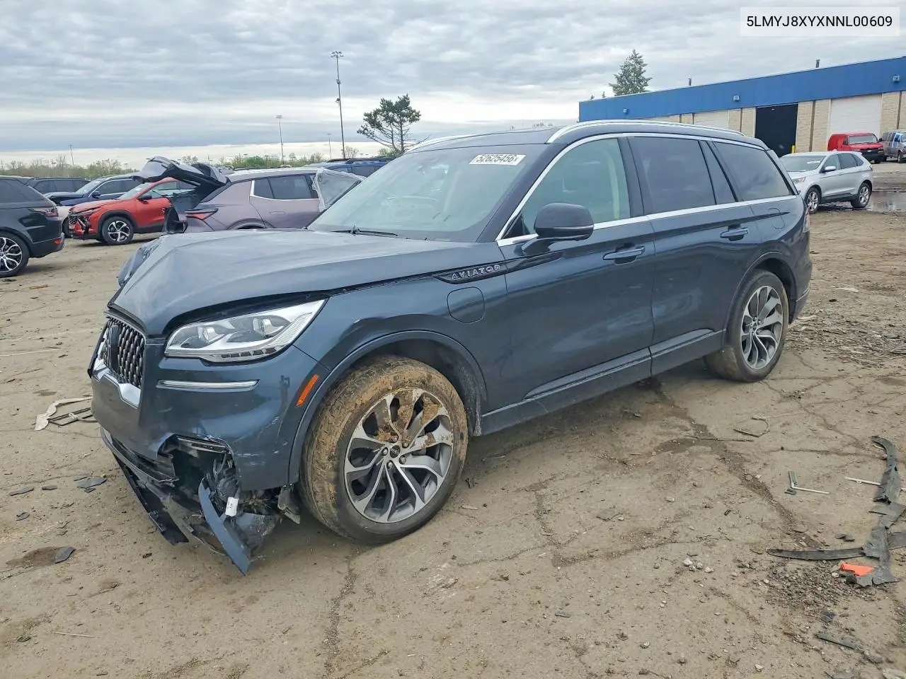 2022 Lincoln Aviator Grand Touring VIN: 5LMYJ8XYXNNL00609 Lot: 52625456