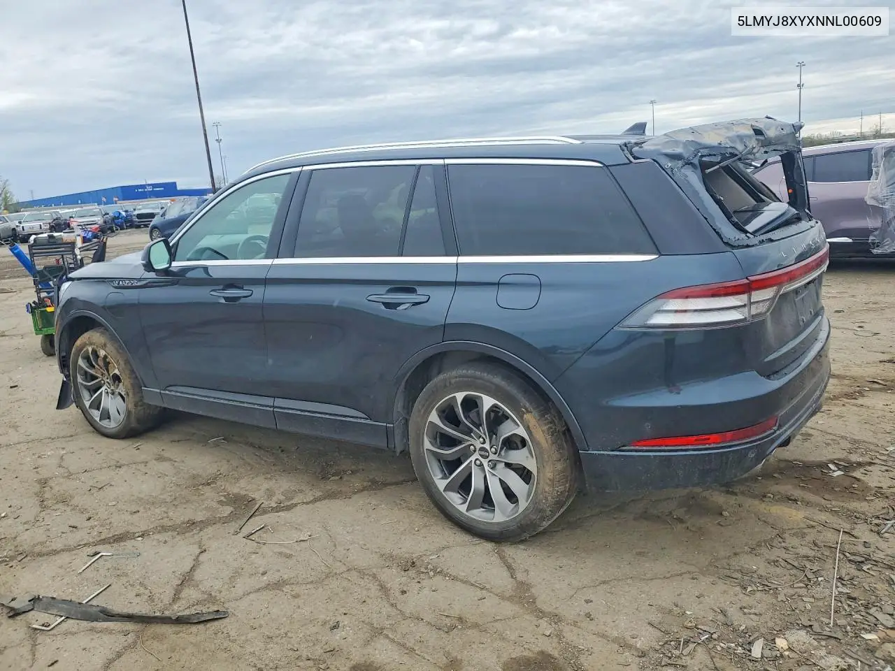 2022 Lincoln Aviator Grand Touring VIN: 5LMYJ8XYXNNL00609 Lot: 52625456