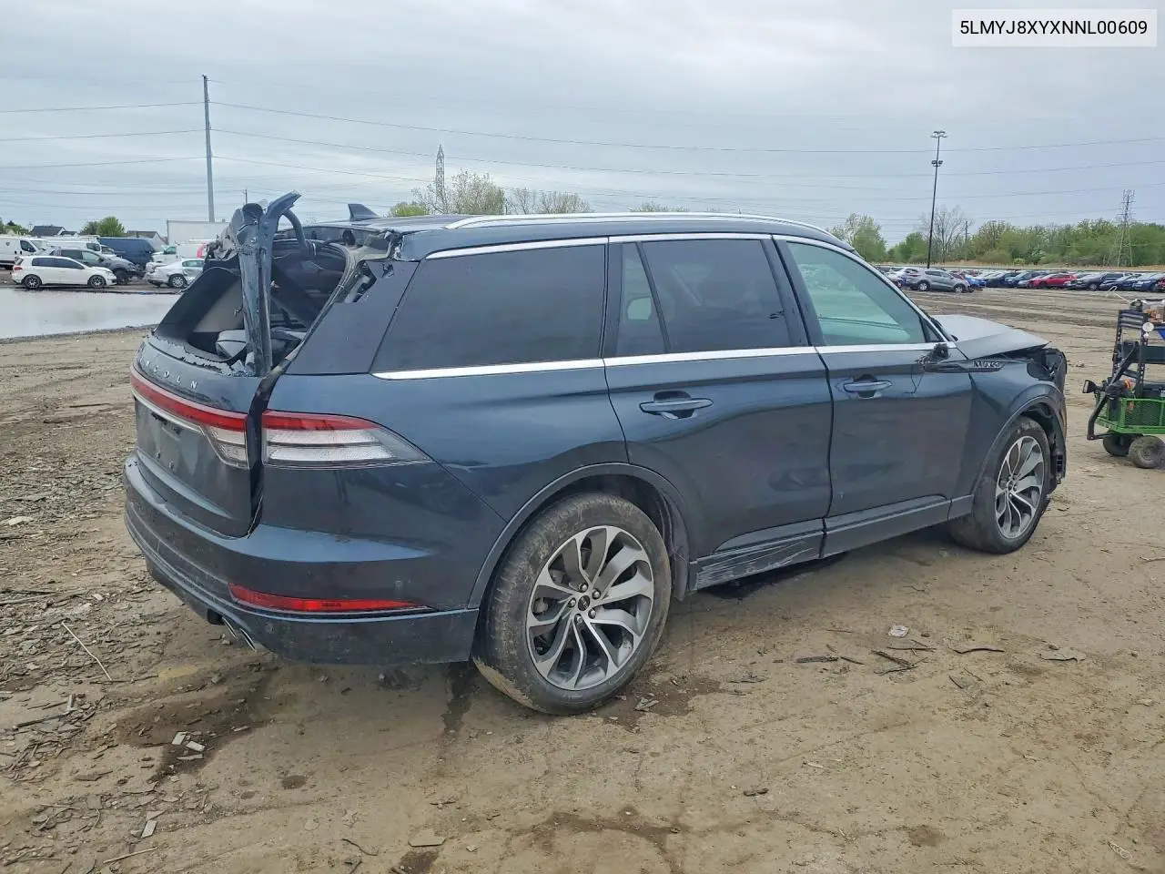 2022 Lincoln Aviator Grand Touring VIN: 5LMYJ8XYXNNL00609 Lot: 52625456