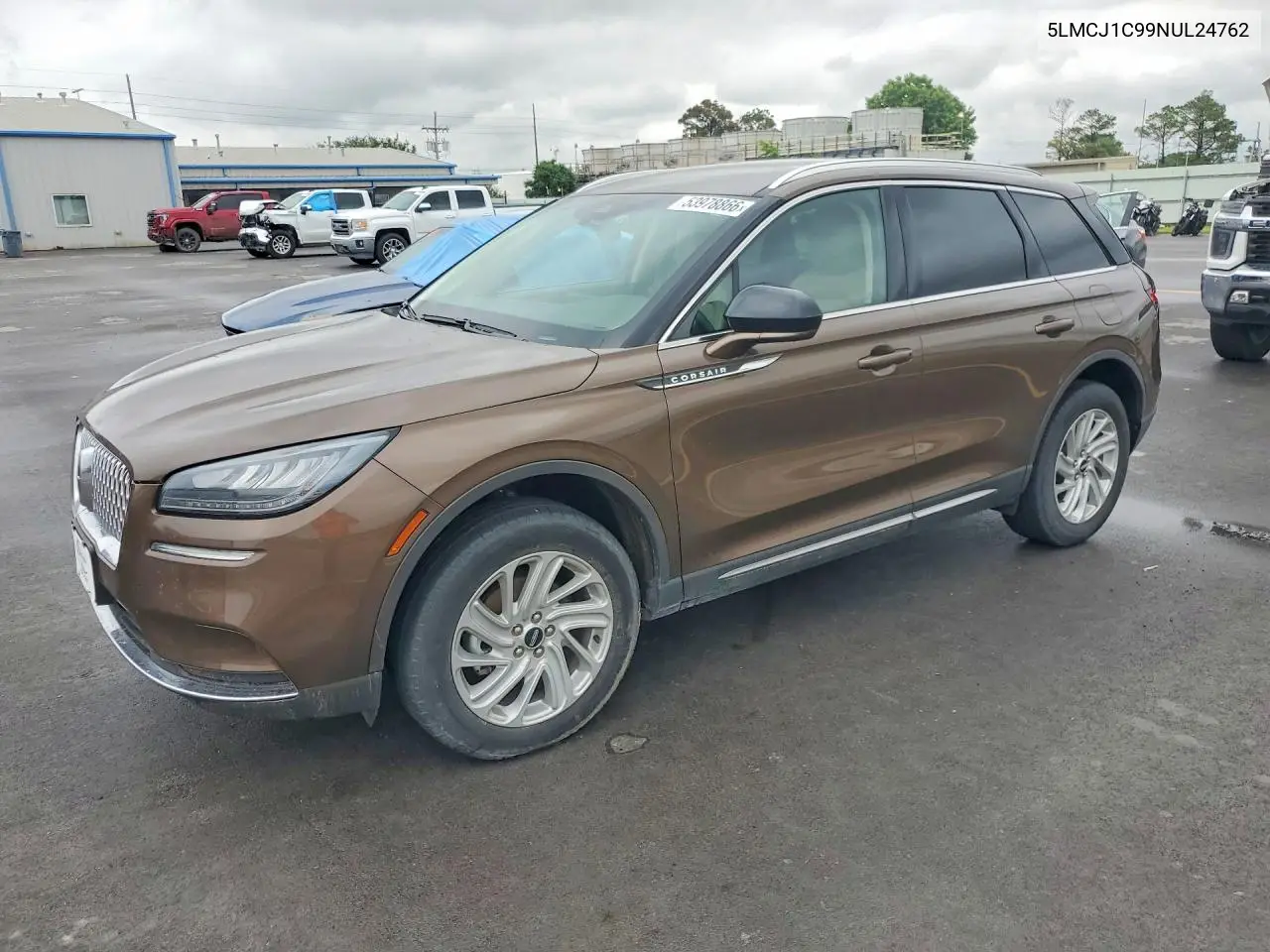 2022 Lincoln Corsair VIN: 5LMCJ1C99NUL24762 Lot: 53978866
