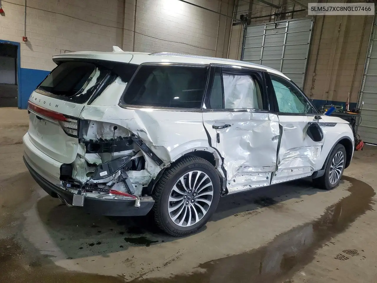 2022 Lincoln Aviator Reserve VIN: 5LM5J7XC8NGL07466 Lot: 54433436