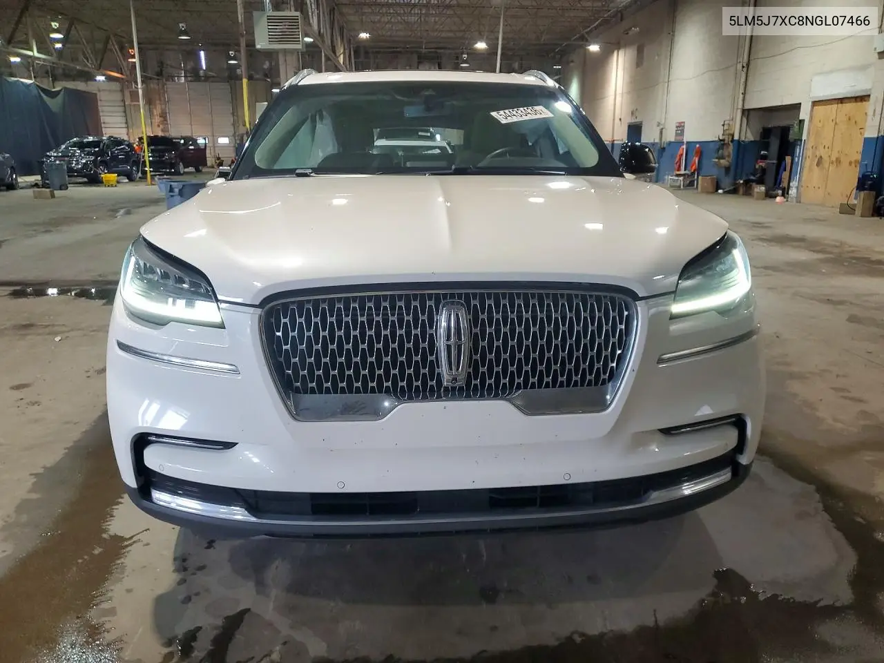 2022 Lincoln Aviator Reserve VIN: 5LM5J7XC8NGL07466 Lot: 54433436