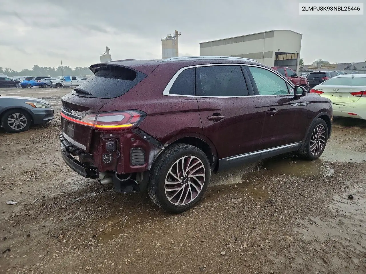 2022 Lincoln Nautilus Reserve VIN: 2LMPJ8K93NBL25446 Lot: 55035876