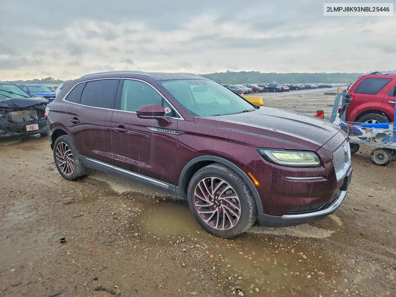2022 Lincoln Nautilus Reserve VIN: 2LMPJ8K93NBL25446 Lot: 55035876