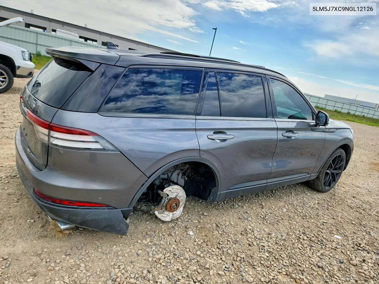 2022 Lincoln Aviator Reserve VIN: 5LM5J7XC9NGL12126 Lot: 55514996