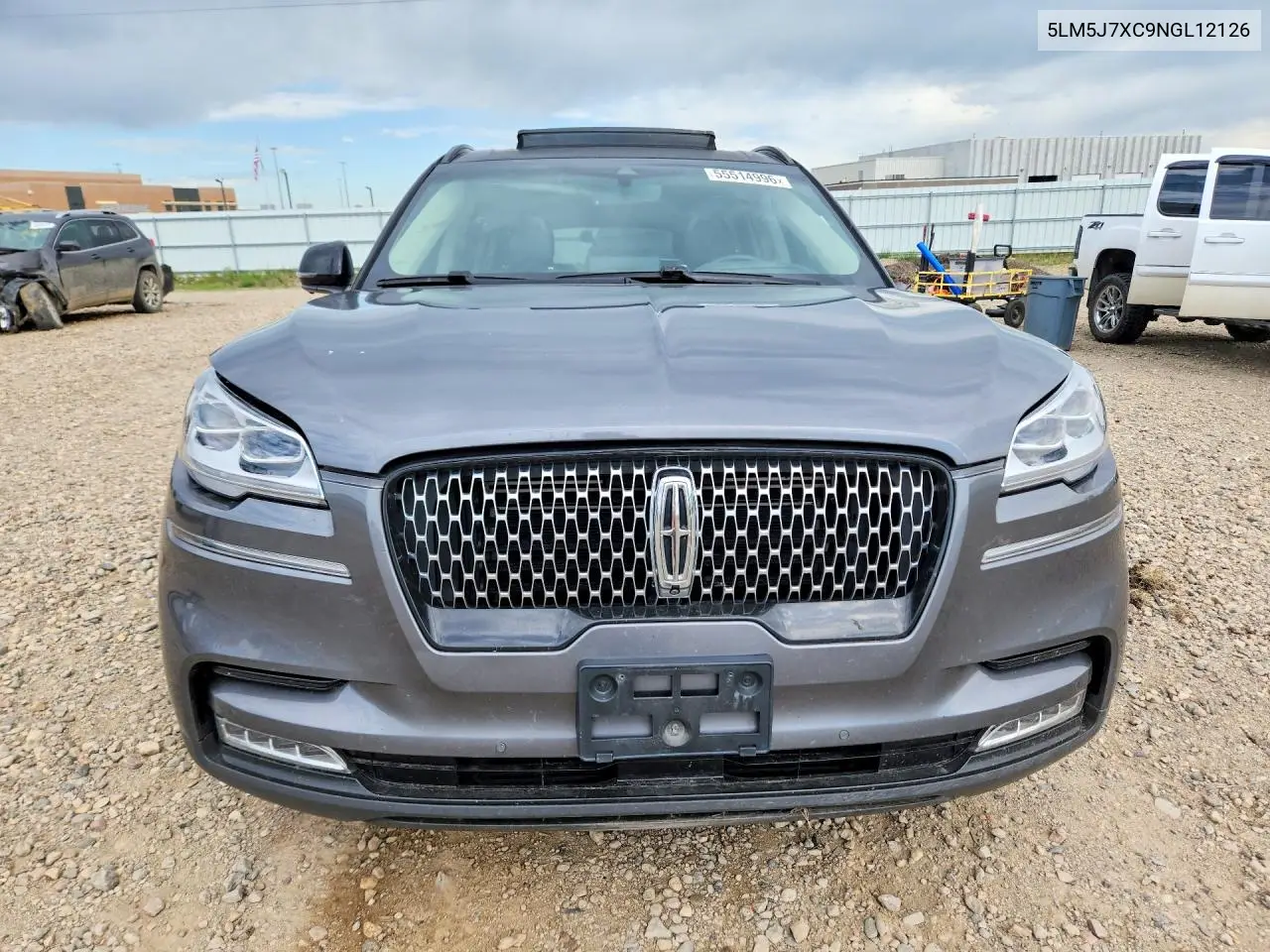 2022 Lincoln Aviator Reserve VIN: 5LM5J7XC9NGL12126 Lot: 55514996